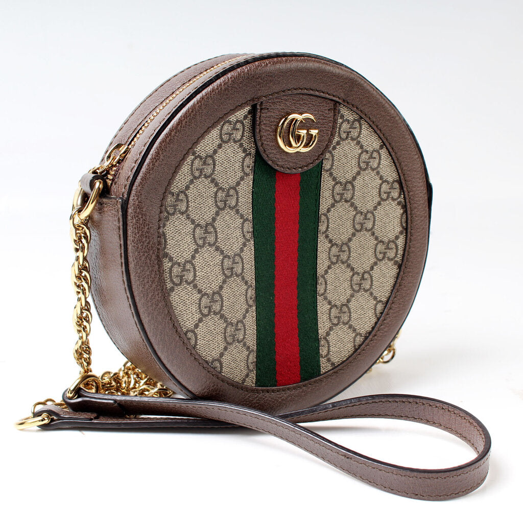 Gucci Ophidia GG Supreme Round Small Crossbody Bag Crossbody 2F021213