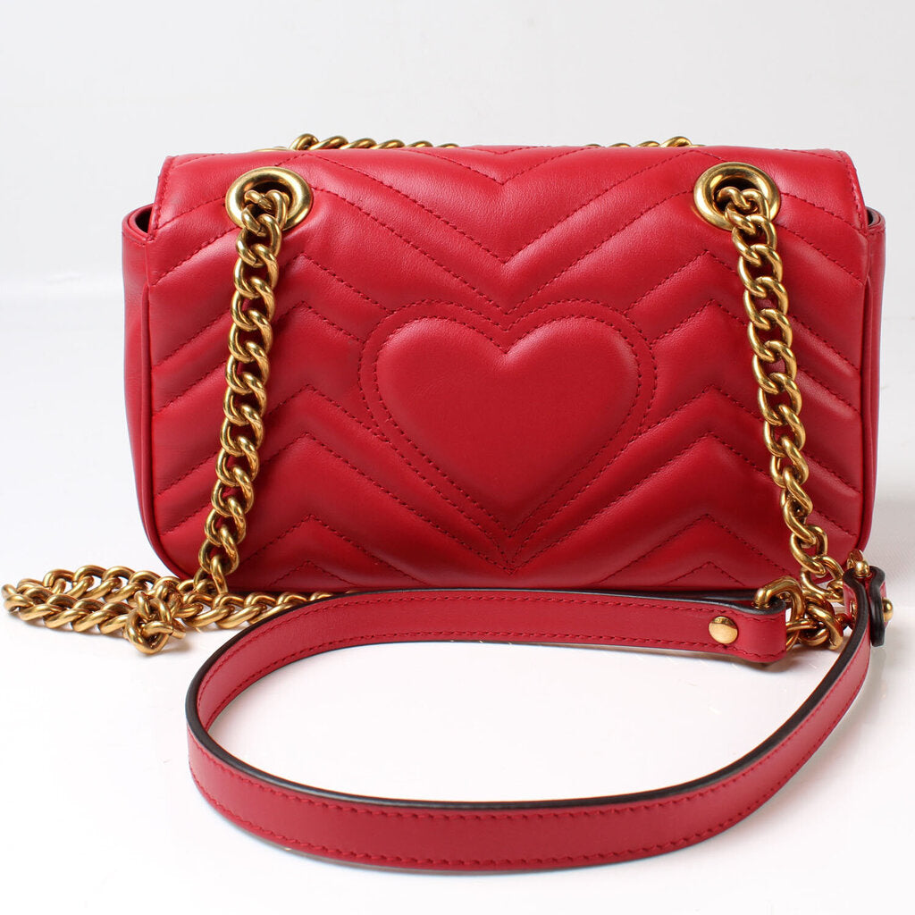 Gucci Marmont Mini Flap Shoulder Bag Flap 8415F5De