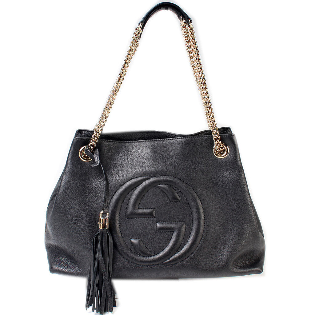 Gucci Soho Med Leather Shoulder Bag
