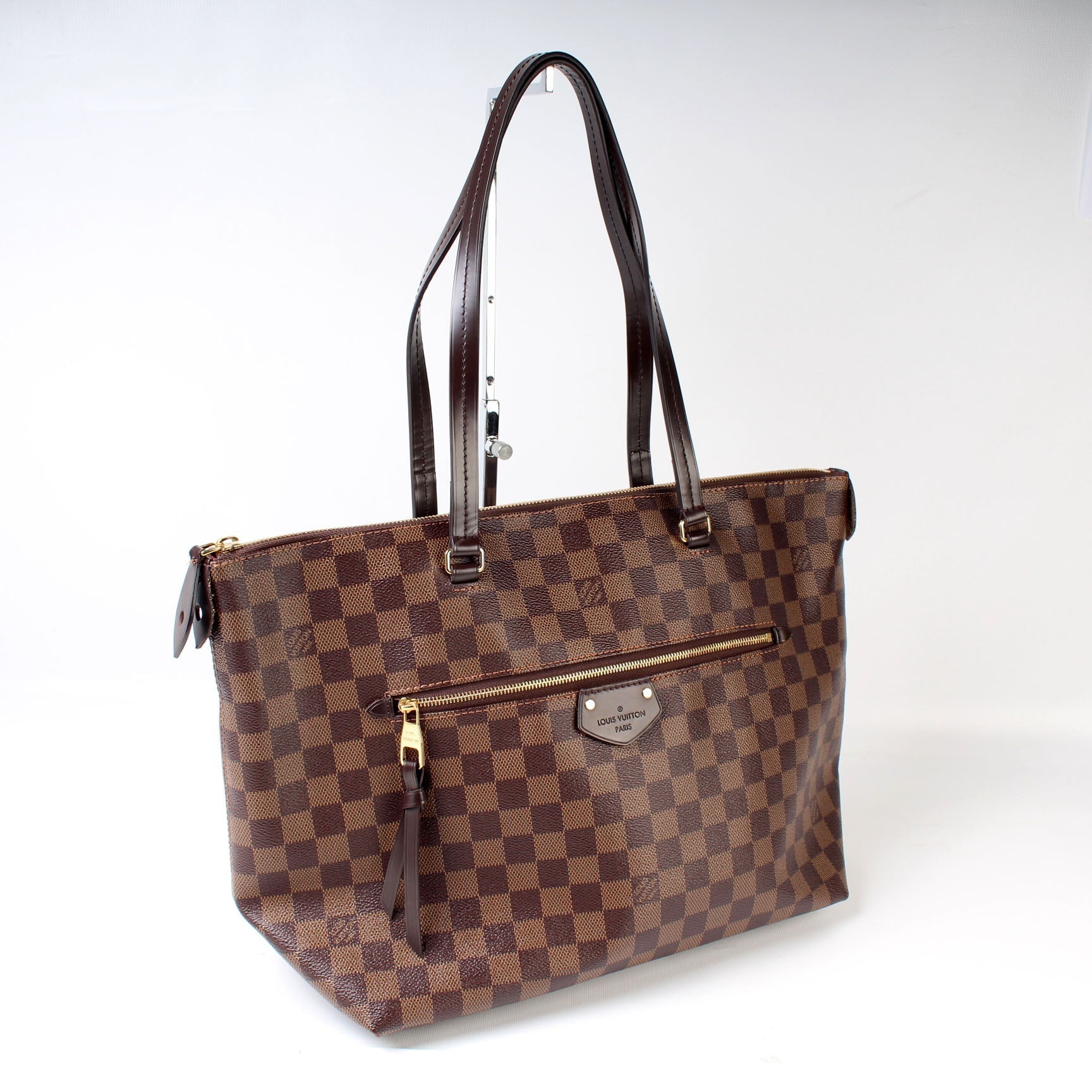 Louis Vuitton Iena MM Ebene Damier Handbag Damier Ebene