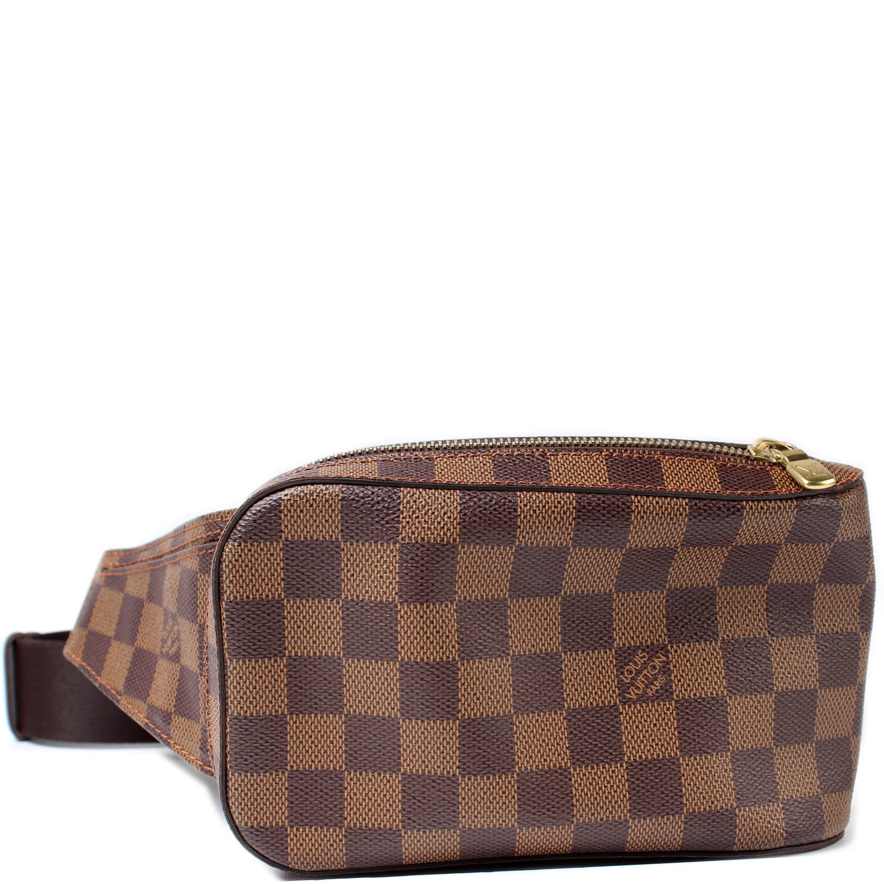 Louis Vuitton Geronimos Ebene Damier Handbag Ebene Acb4831D