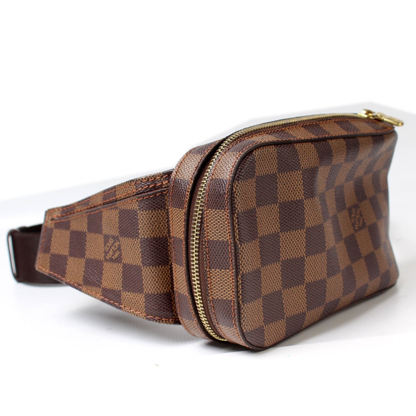 Louis Vuitton Geronimos Ebene Damier Handbag Ebene Acb4831D