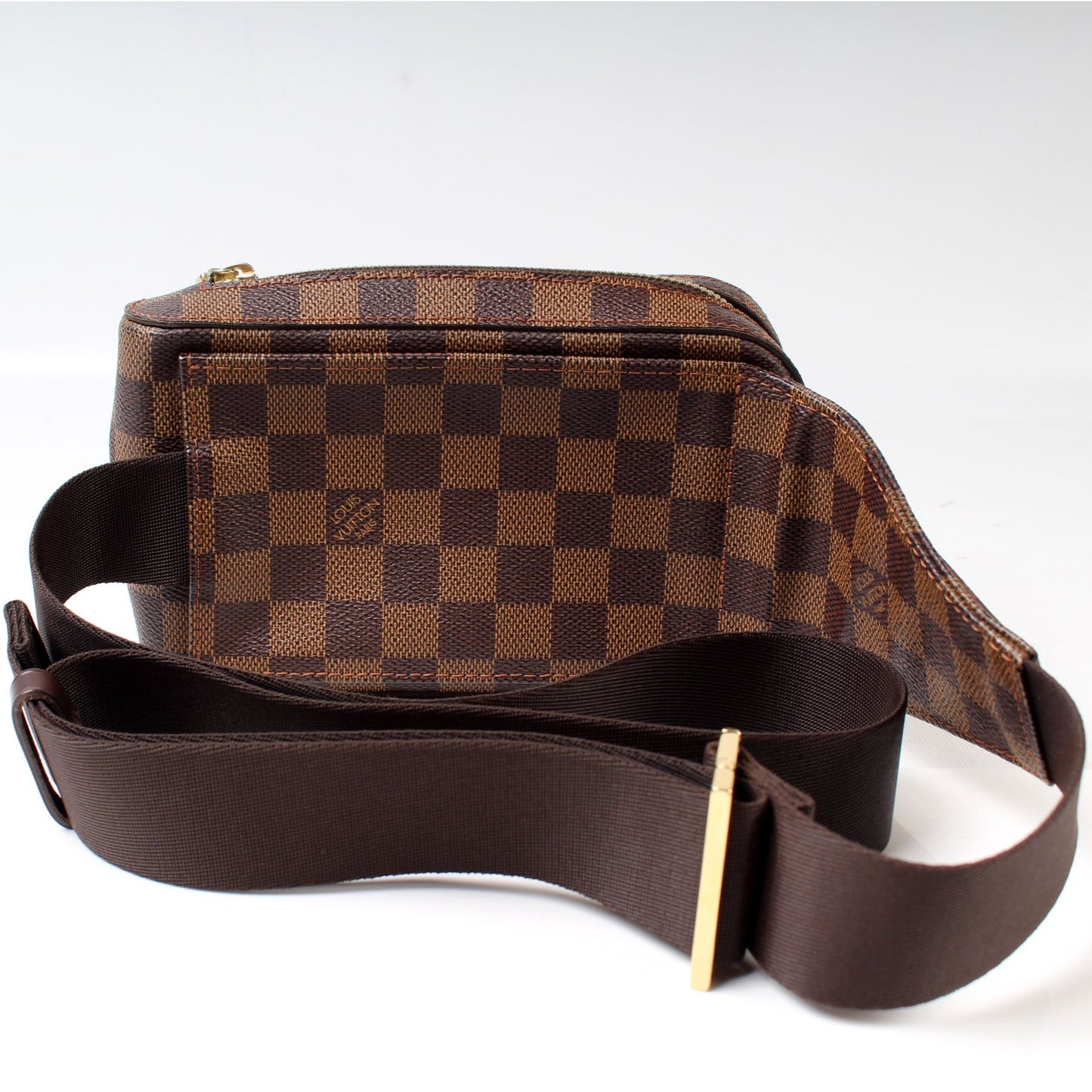 Louis Vuitton Geronimos Ebene Damier Handbag Ebene Acb4831D