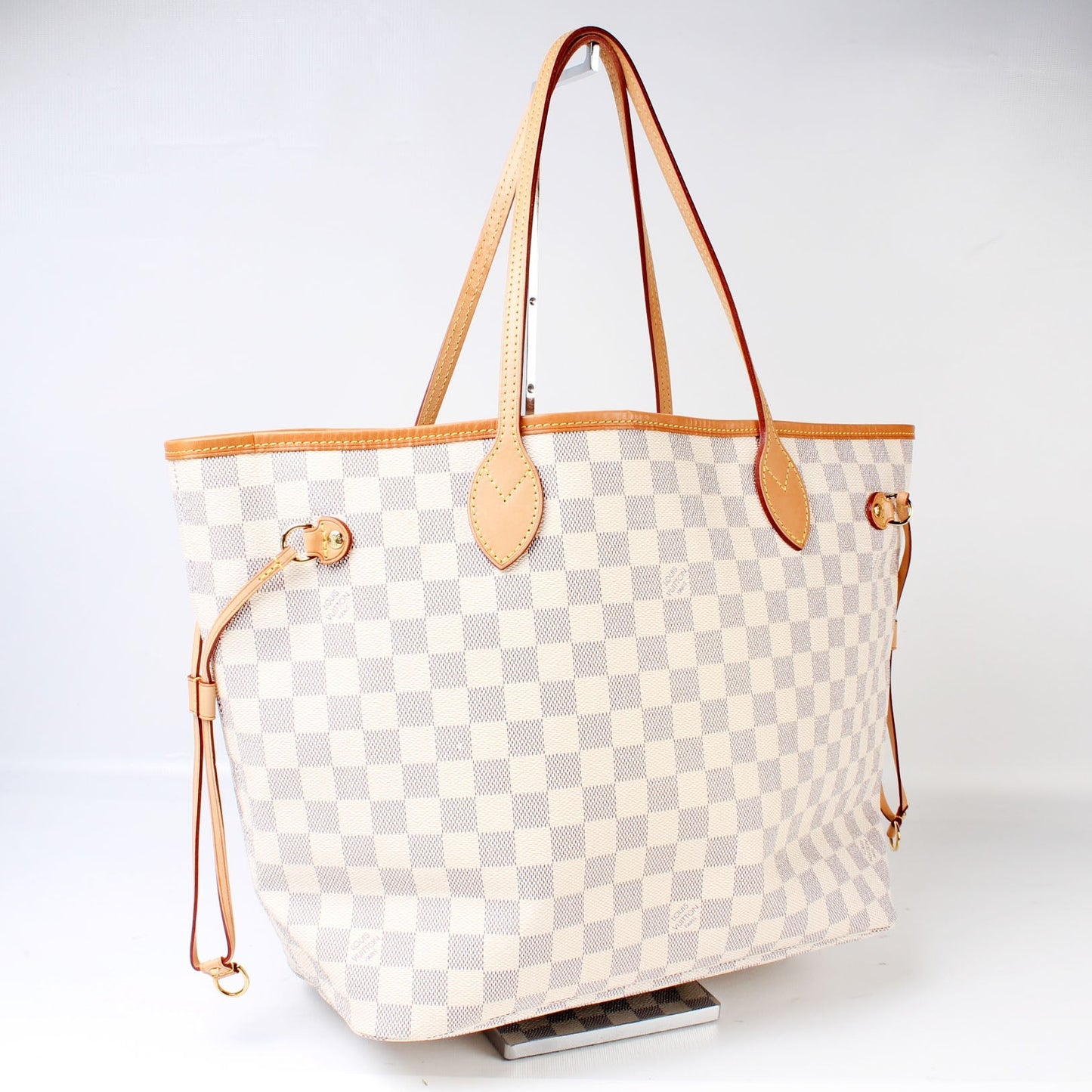 Louis Vuitton Neverfull MM Azur Damier Tote Bag Azur E21B19Ae