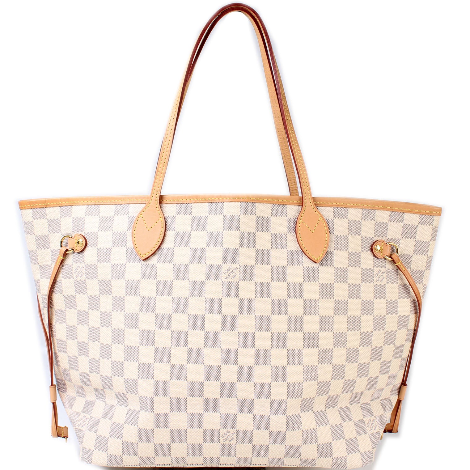 Louis Vuitton Neverfull MM Azur Damier Tote Bag Azur 47E38A46