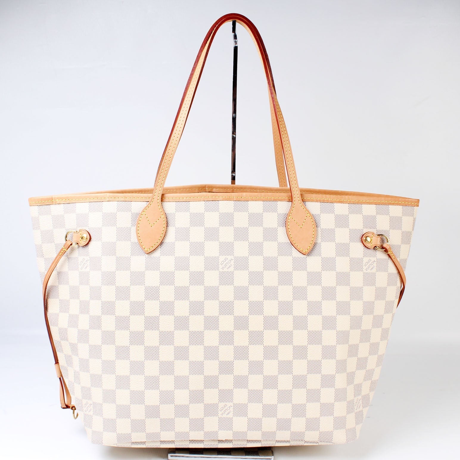 Louis Vuitton Neverfull MM Azur Damier Tote Bag Azur 47E38A46