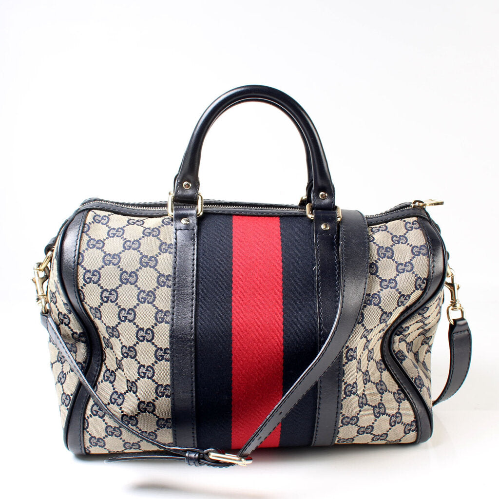 Gucci Boston Canvas Travel Bag Canvas 8E733741