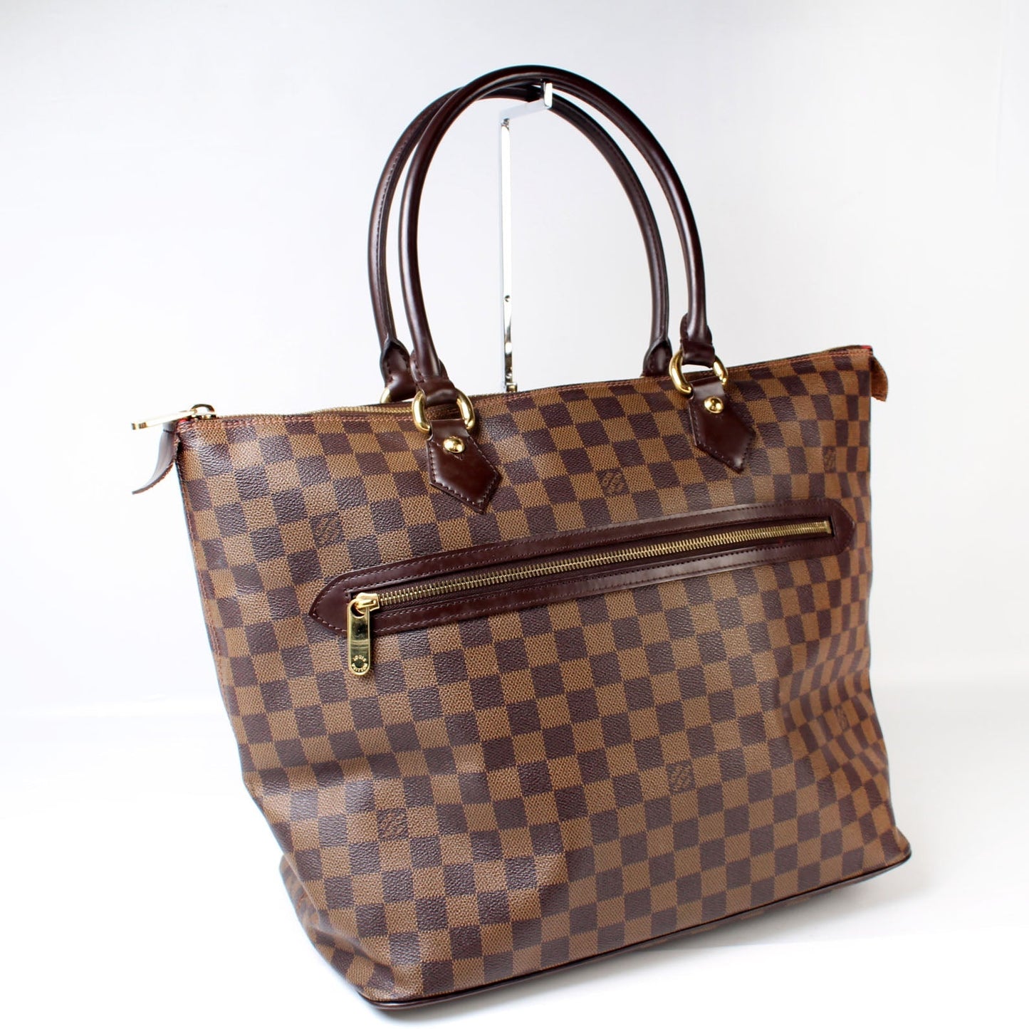Louis Vuitton Saleya Ebene GM Damier Handbag