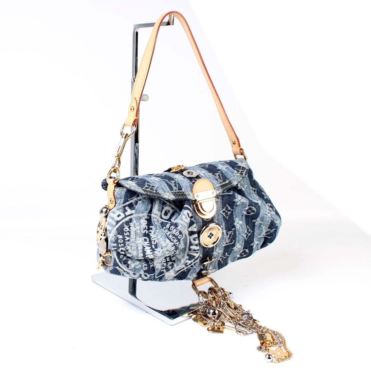 Louis Vuitton Pleaty Raye 12 Charms Key Chain