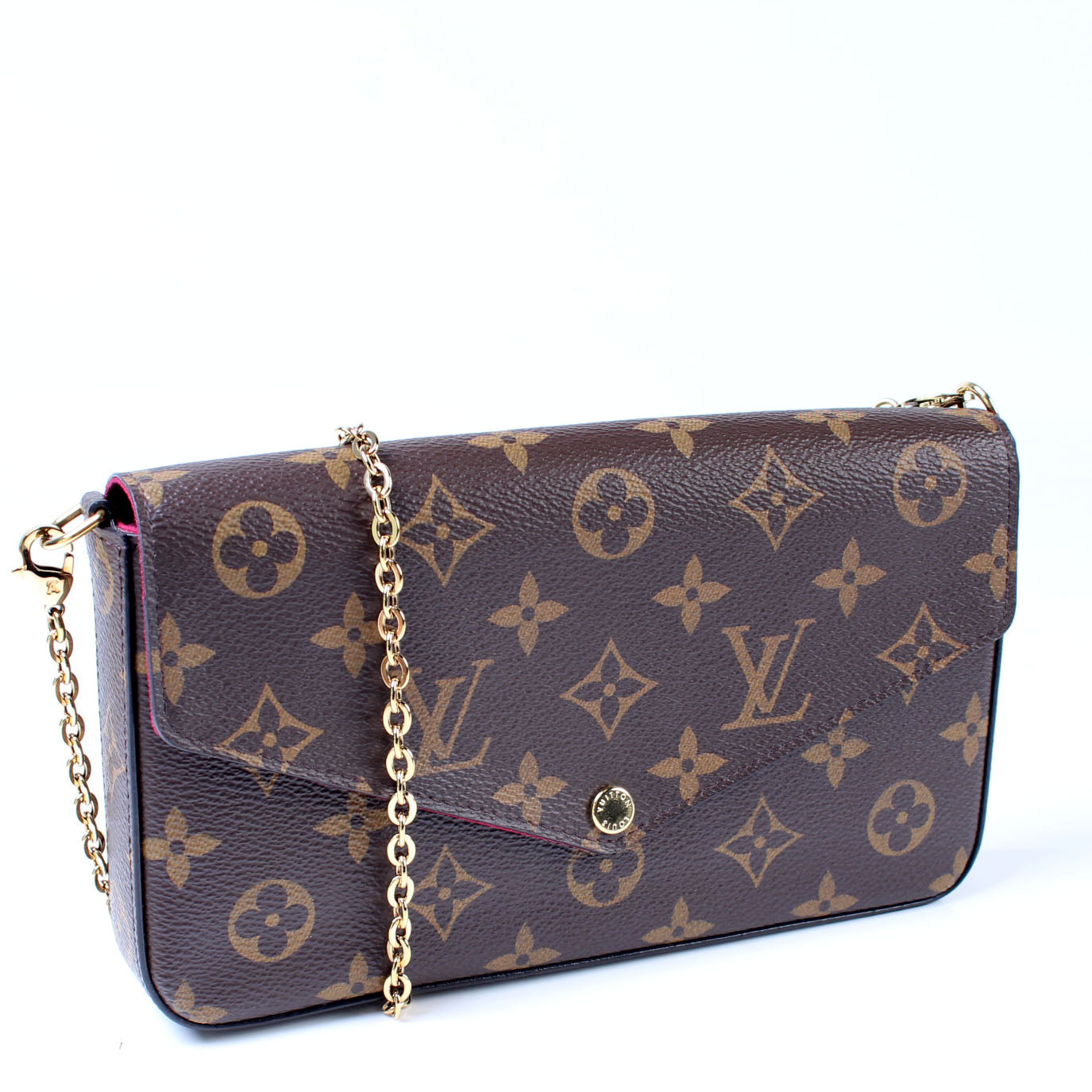Louis Vuitton Pochette Felicie Monogram Clutch Bag Monogram 42