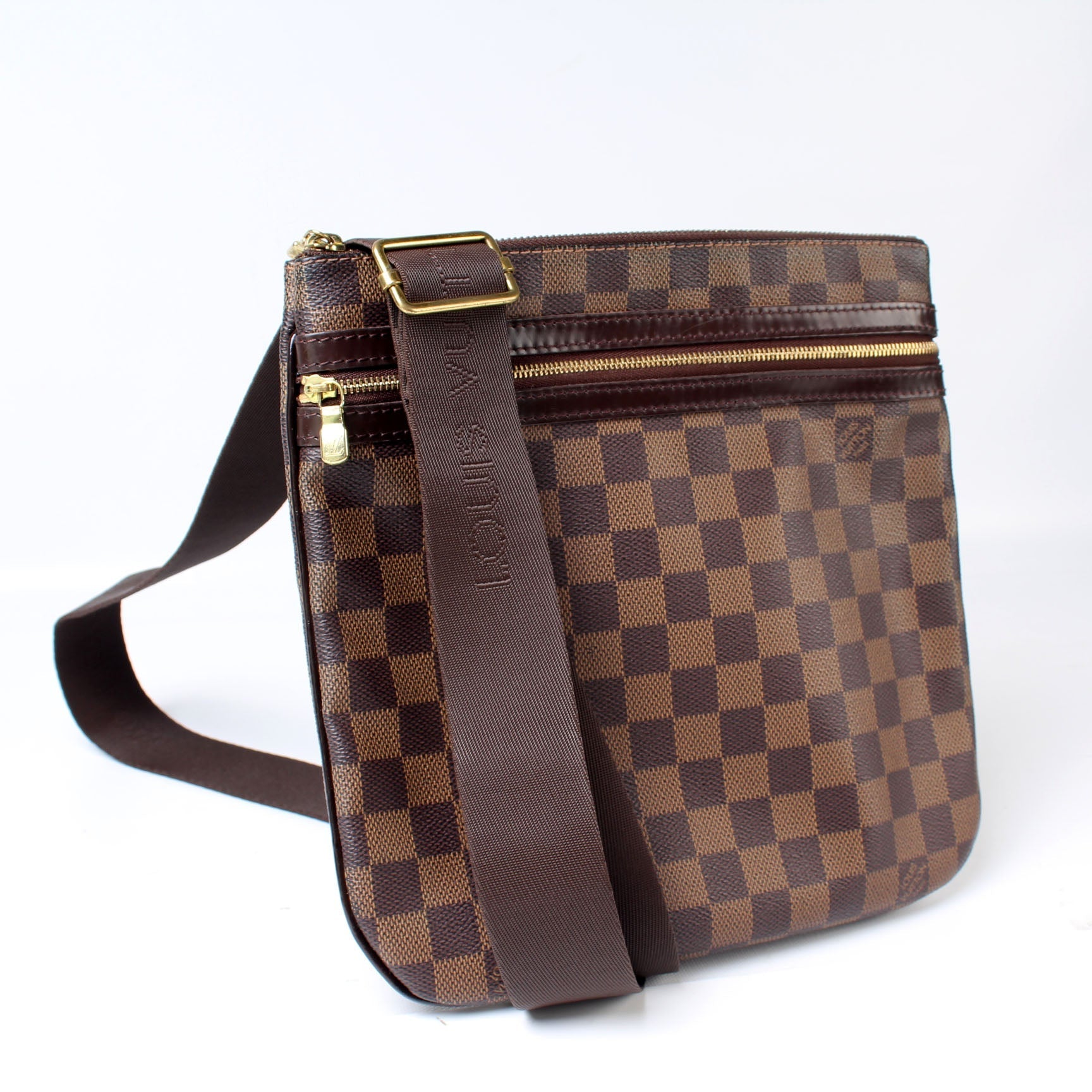Louis Vuitton Pochette Bosphore Ebene Damier Clutch Bag Ebene F0988Dd4