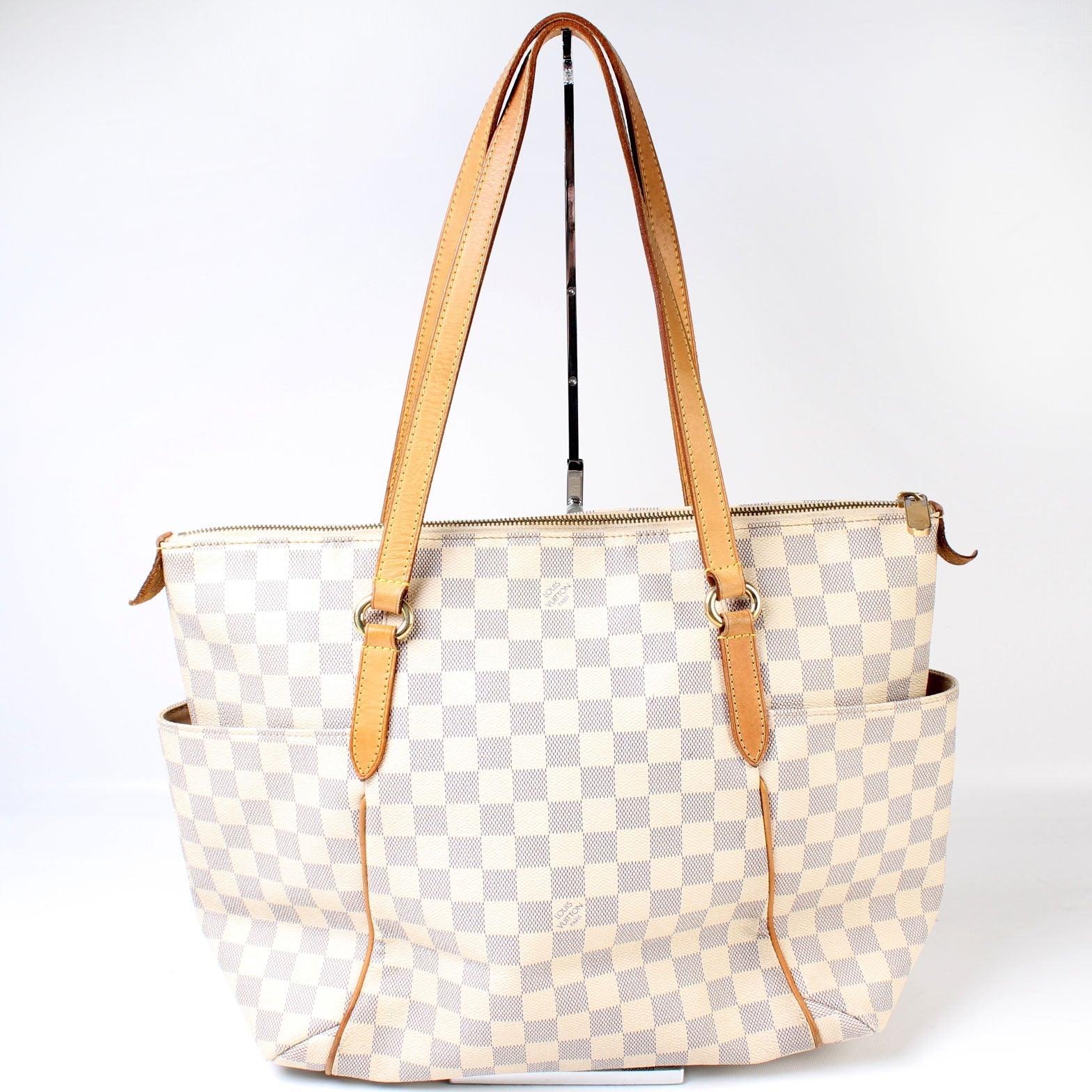 Louis Vuitton Totally Azur MM Damier Handbag Azur 4