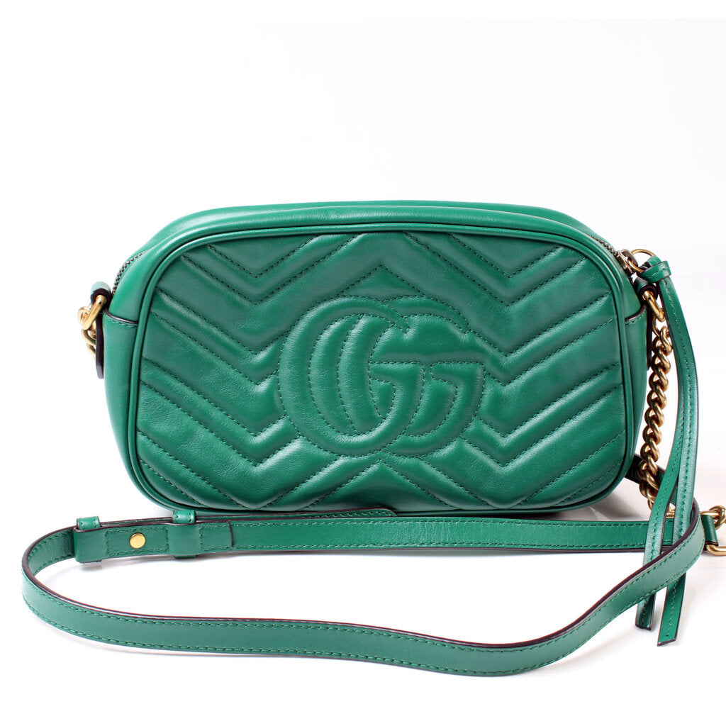 Gucci Marmont Camera Leather Small Crossbody Bag Camera 9E9A5224