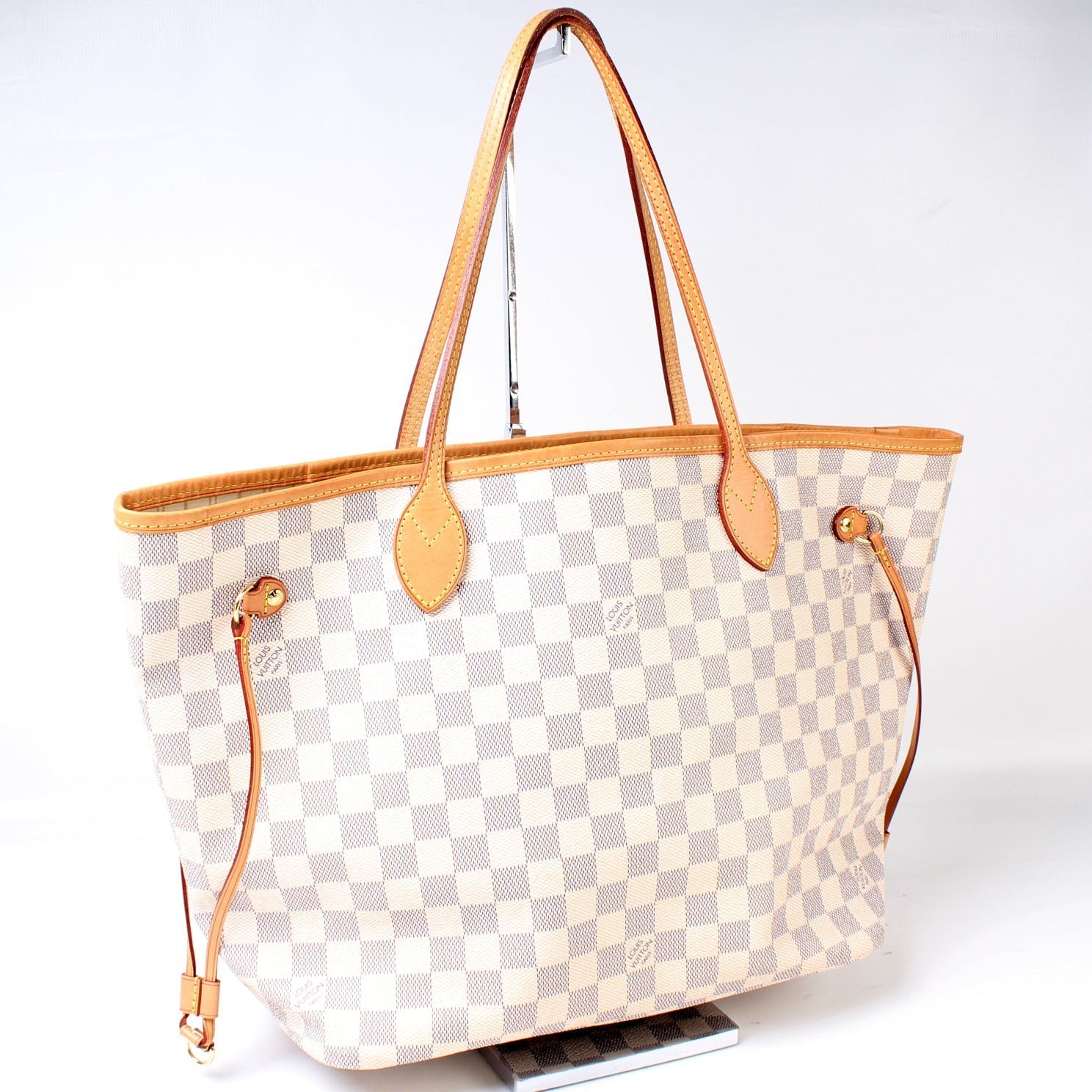 Louis Vuitton Neverfull MM Azur Damier Tote Bag Azur 7C505F58