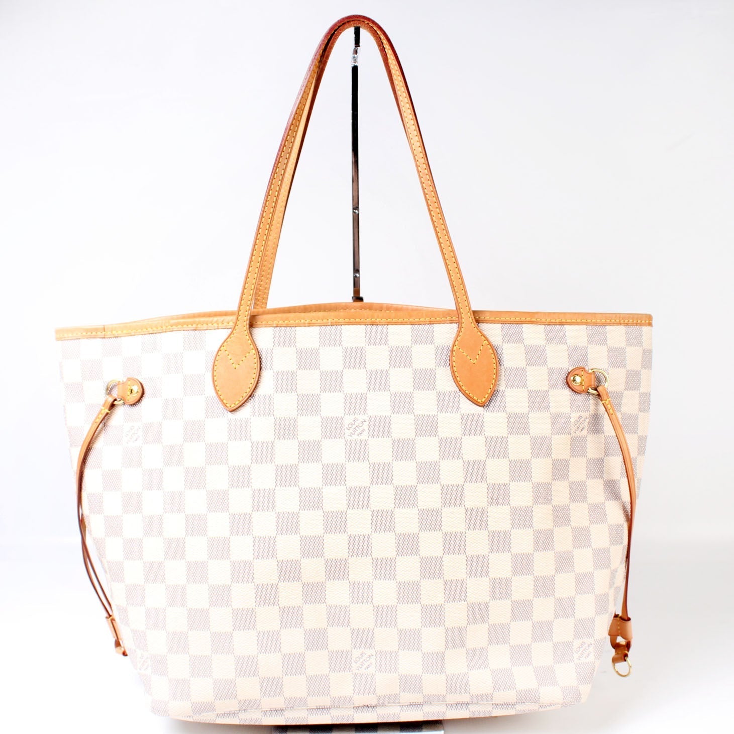Louis Vuitton Neverfull MM Azur Damier Tote Bag Azur 7C505F58