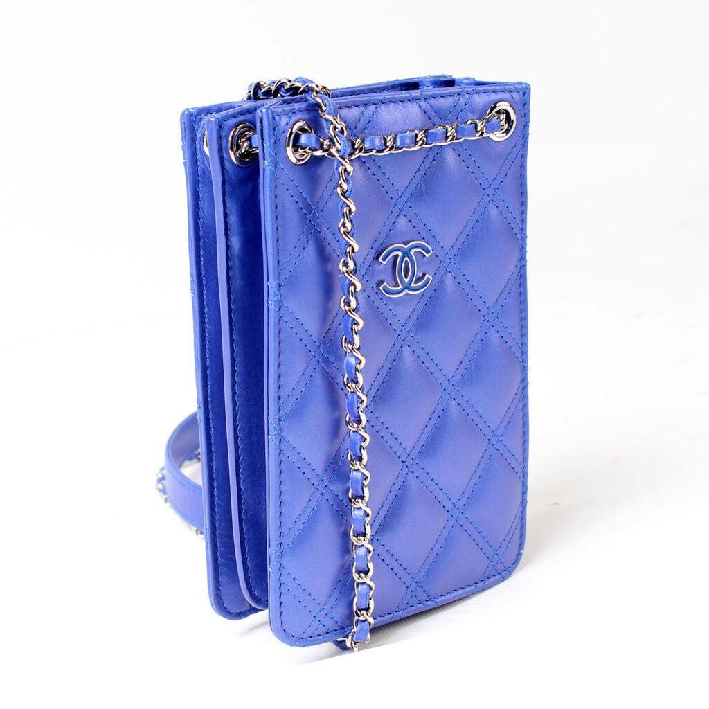 Chanel Quilted CC Phone Holder Handbag