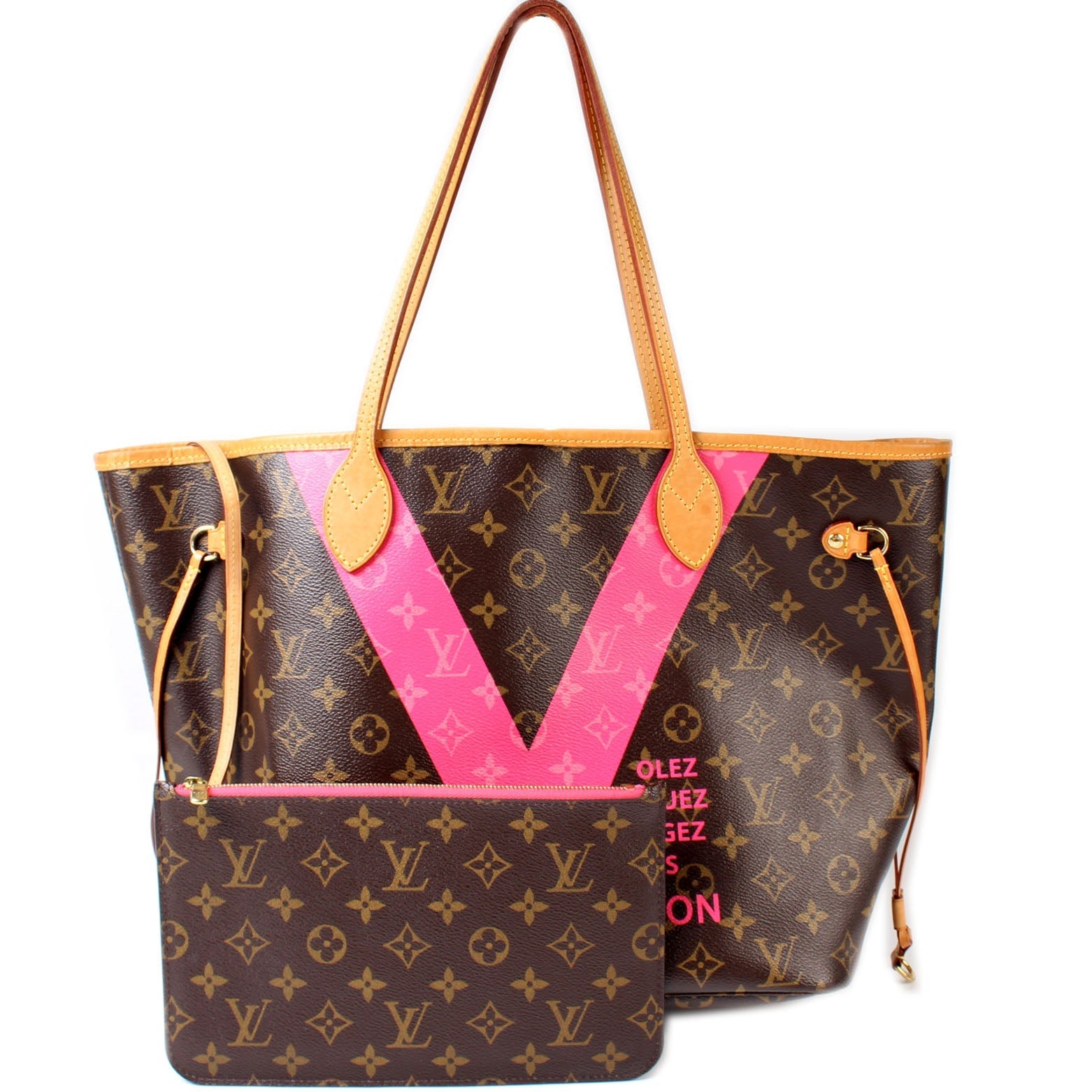 Louis Vuitton Neverfull MM V Tote Bag V D76B1Be8