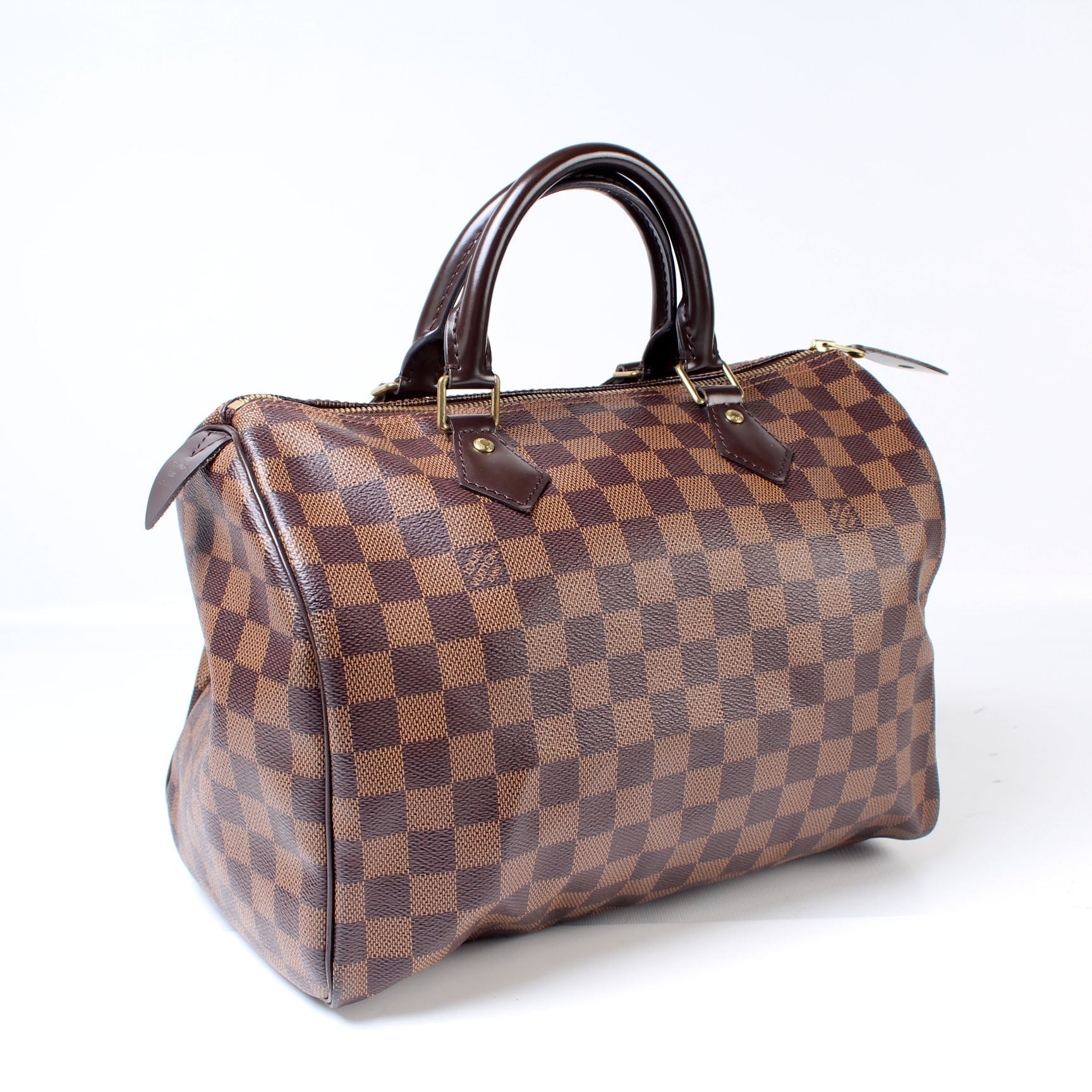 Louis Vuitton Speedy 30 Ebene Damier Handbag Ebene 5Dc10206