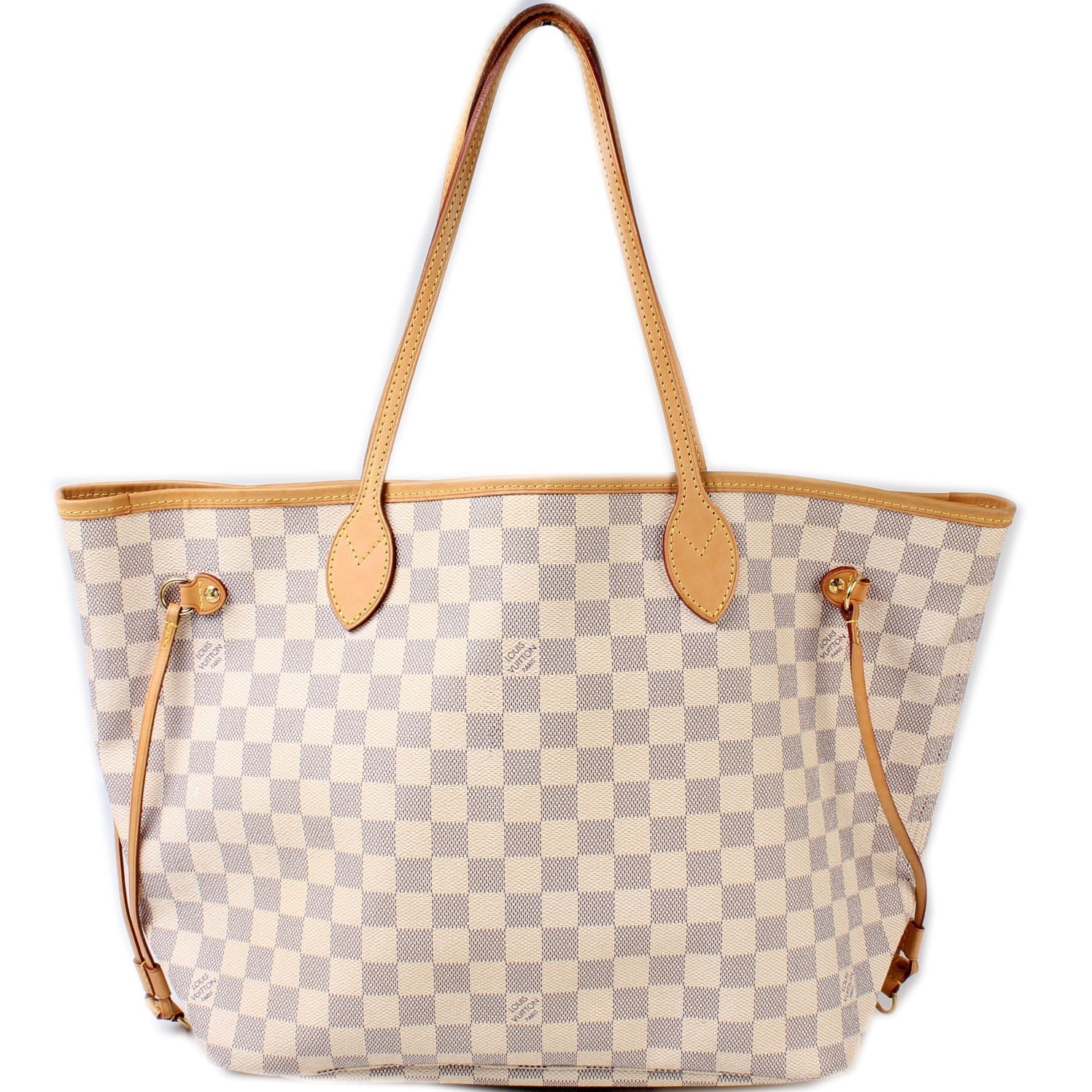 Louis Vuitton Neverfull MM Azur Damier Tote Bag Azur 2D093Af9