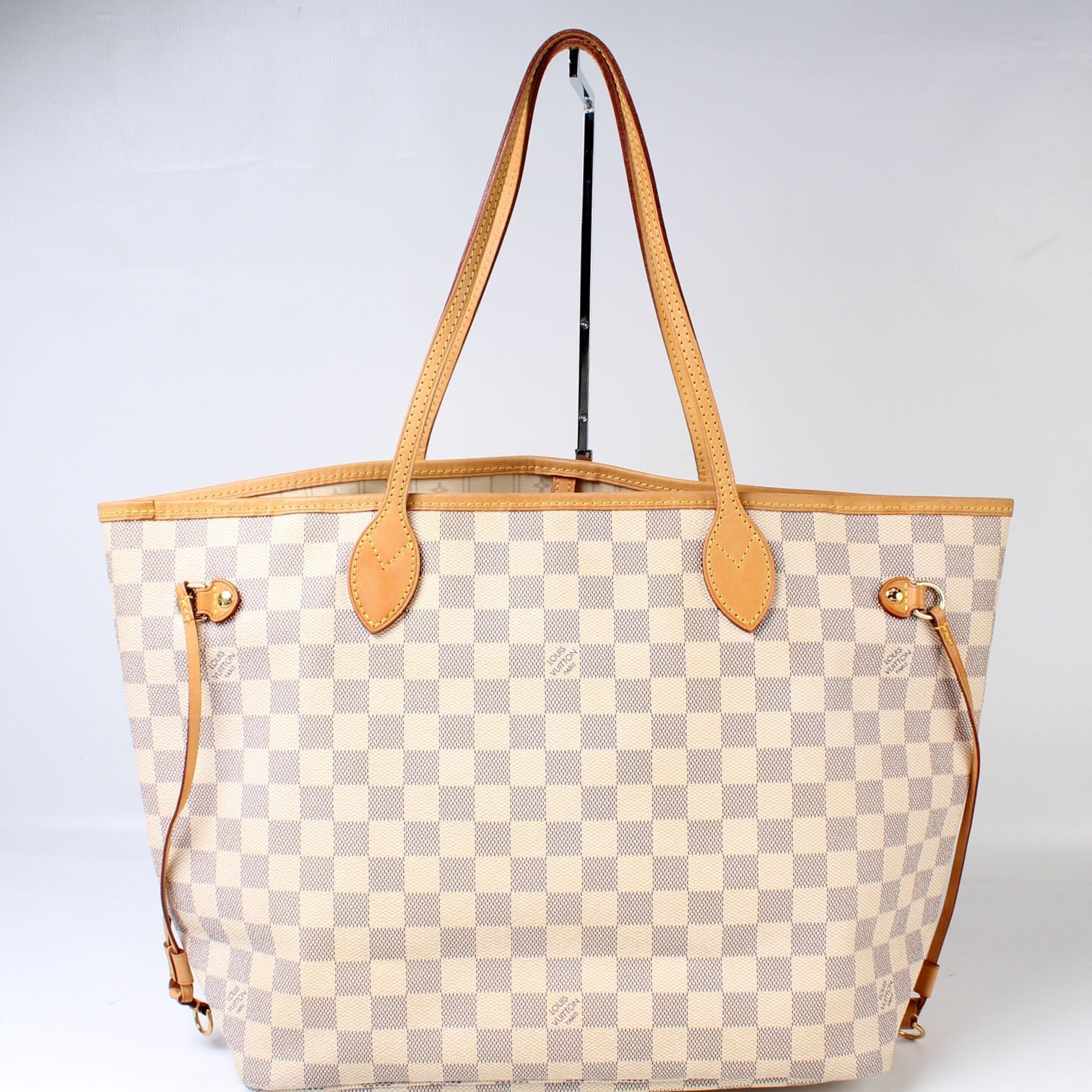 Louis Vuitton Neverfull MM Azur Damier Tote Bag Azur 2D093Af9