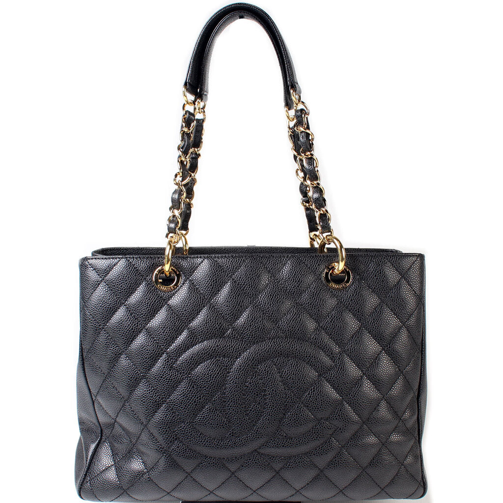 Chanel Grand Shopping Caviar Tote Bag Tote Caviar
