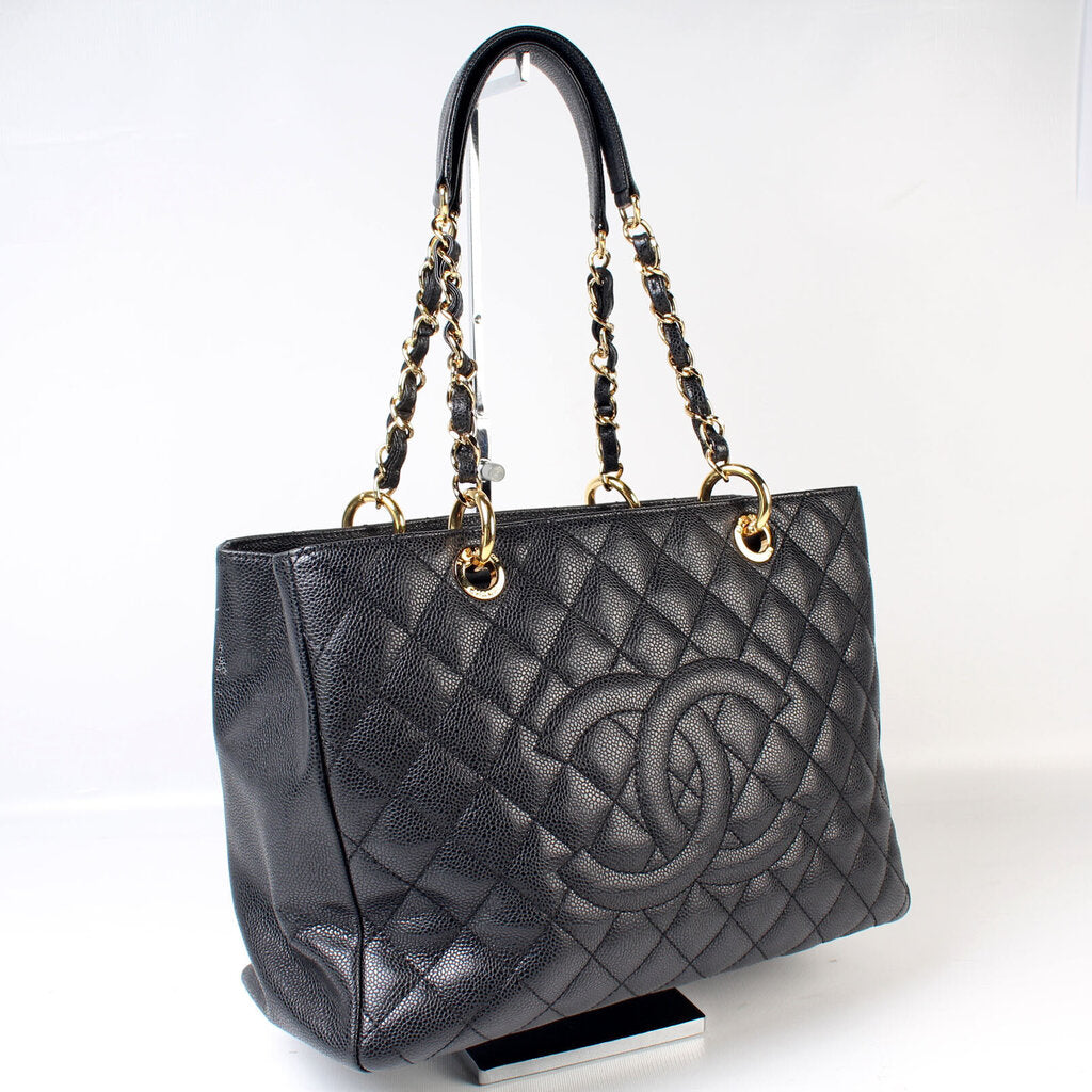 Chanel Grand Shopping Caviar Tote Bag Tote Caviar