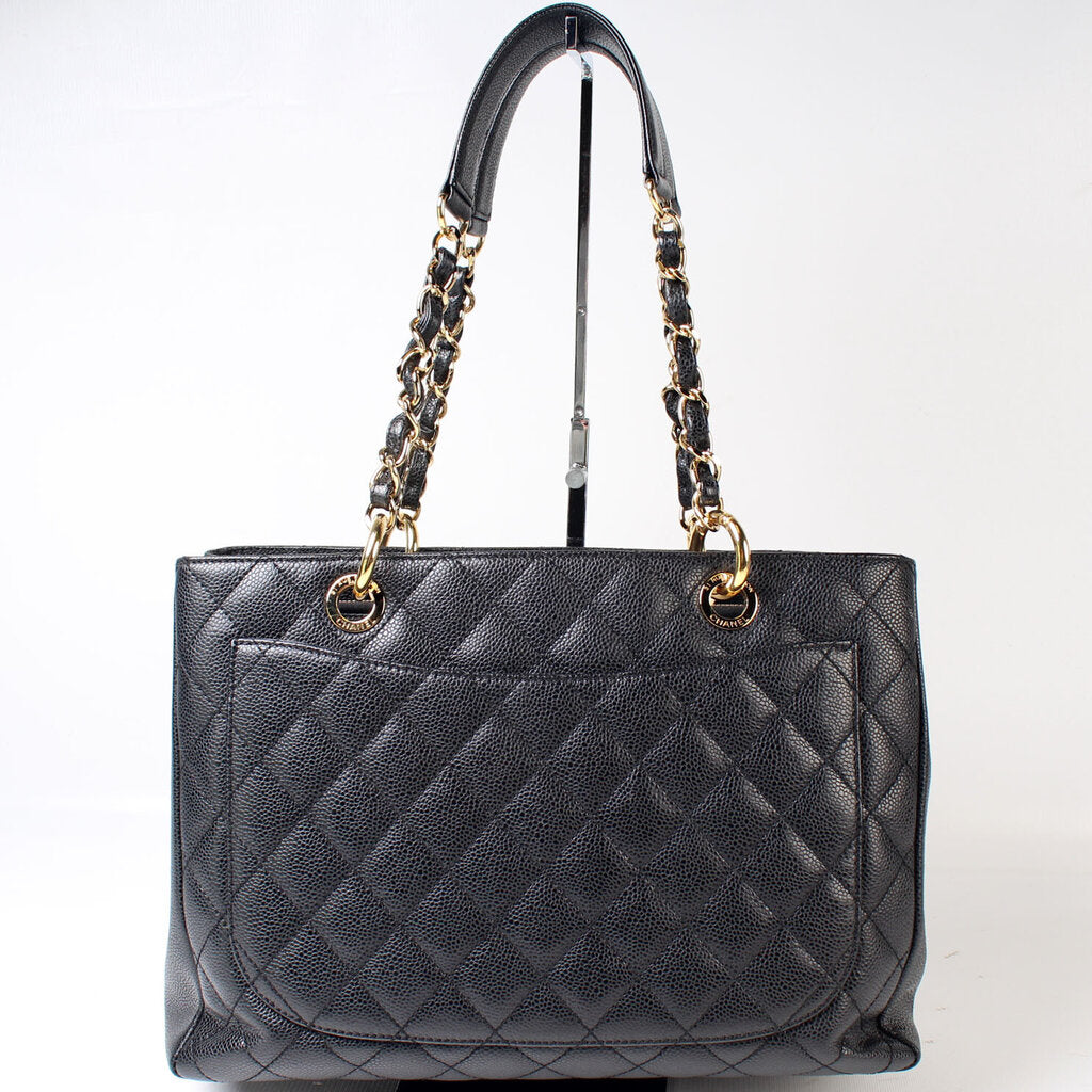 Chanel Grand Shopping Caviar Tote Bag Tote Caviar