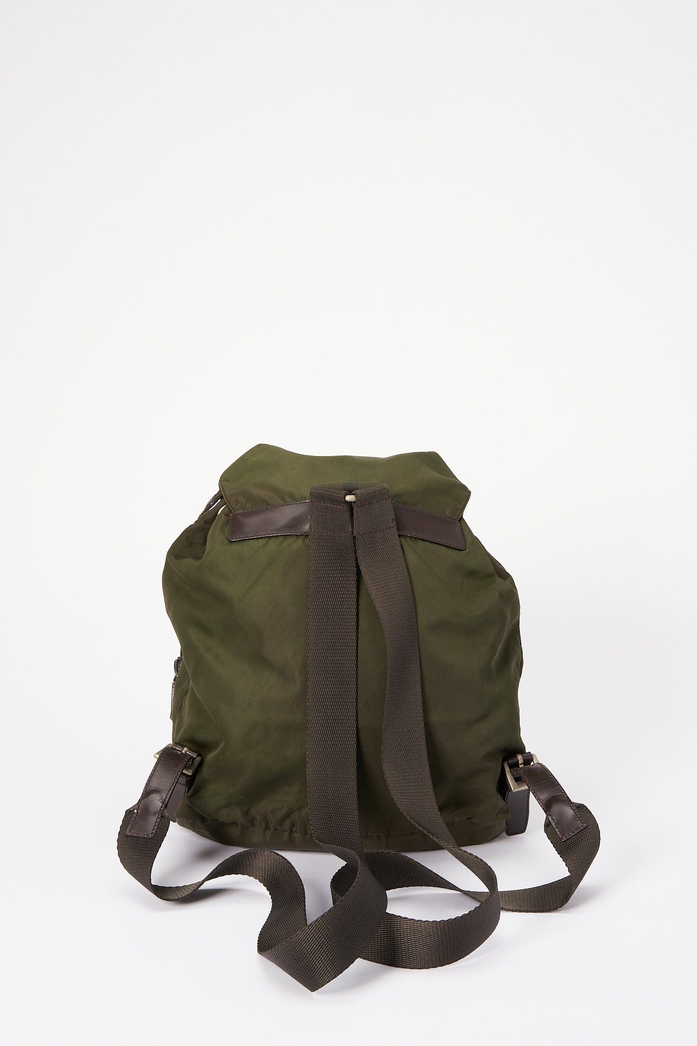 Prada Khaki Backpack Nylon
