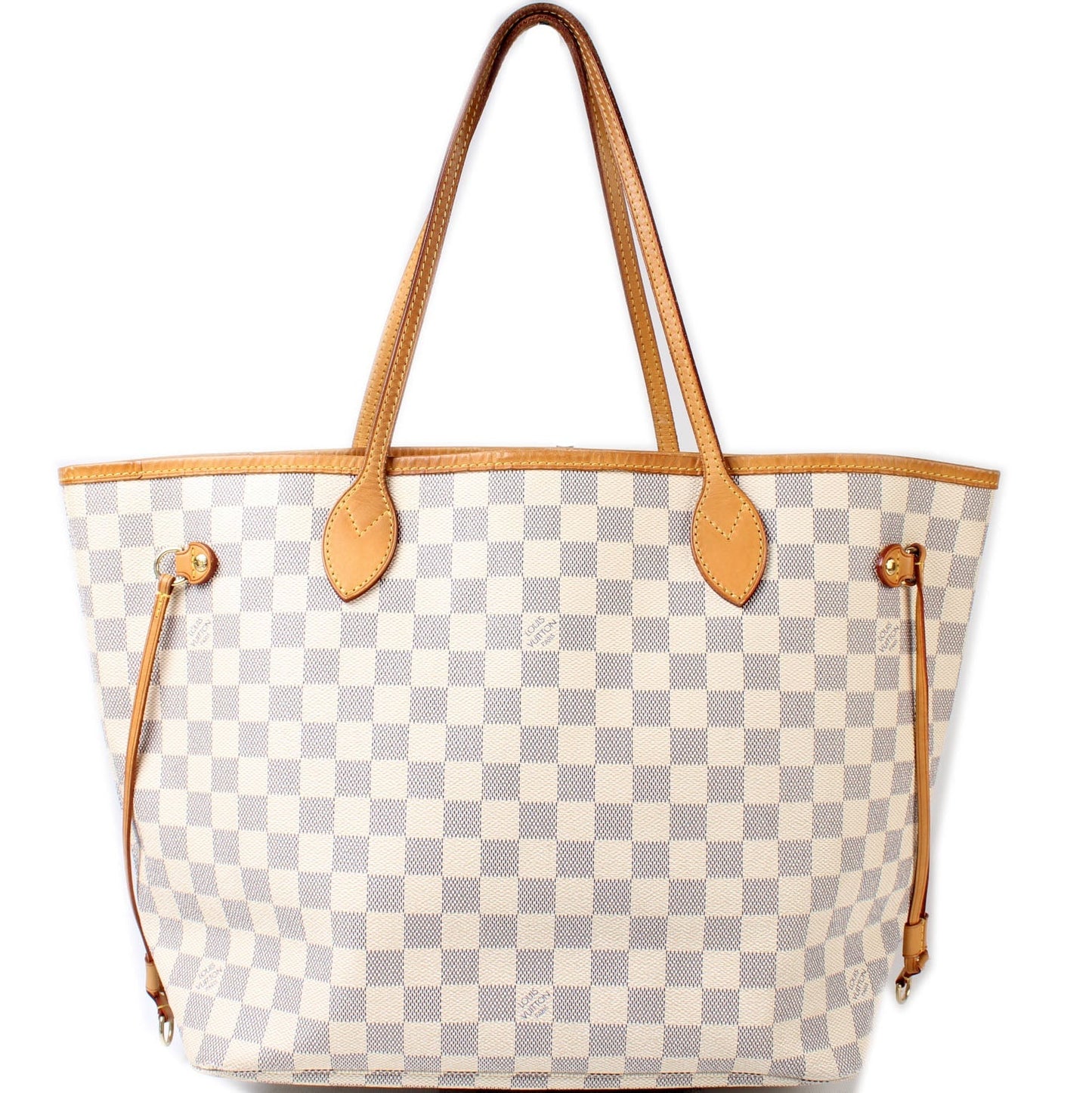 Louis Vuitton Neverfull MM Azur Damier Tote Bag Azur 37