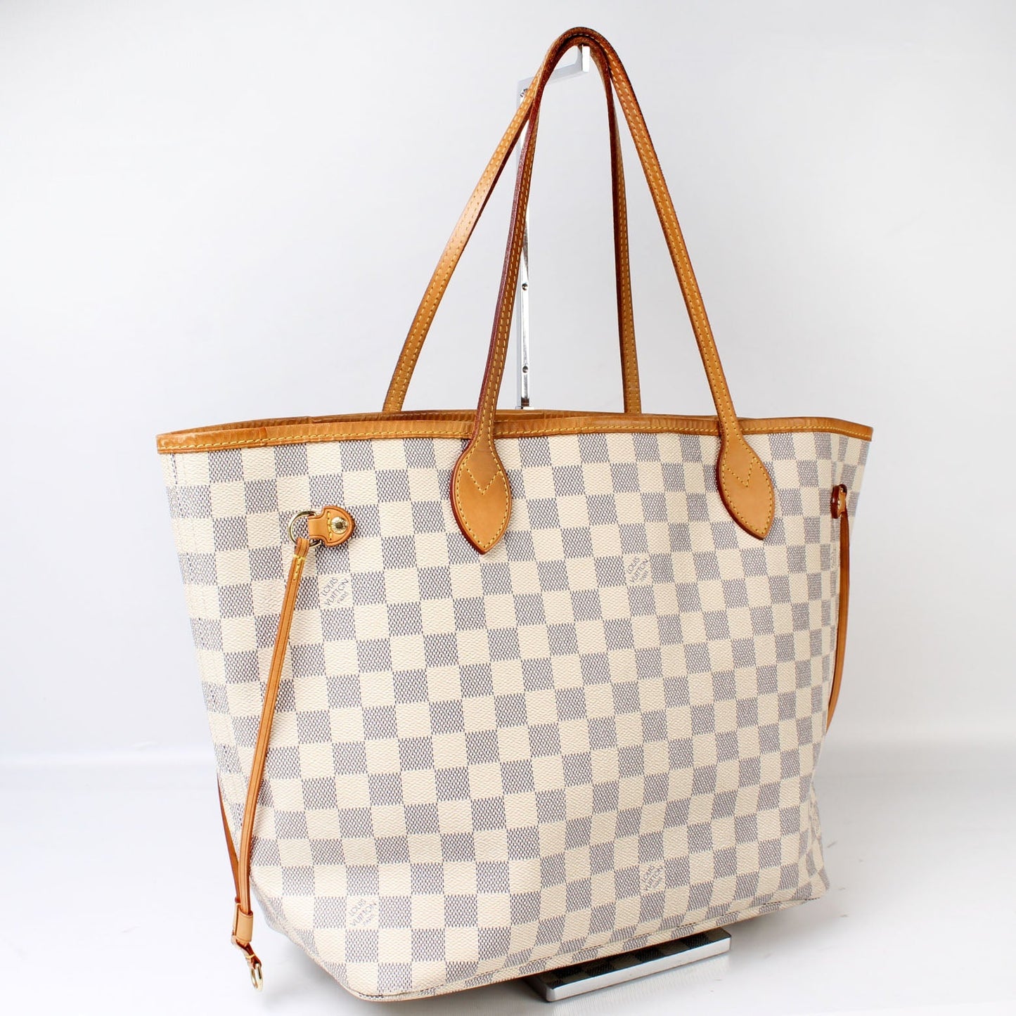 Louis Vuitton Neverfull MM Azur Damier Tote Bag Azur 37
