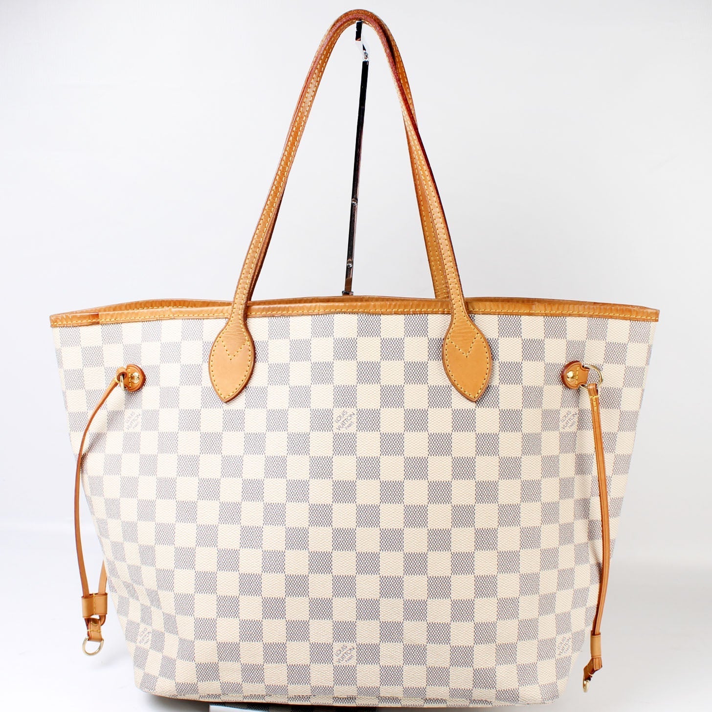 Louis Vuitton Neverfull MM Azur Damier Tote Bag Azur 37