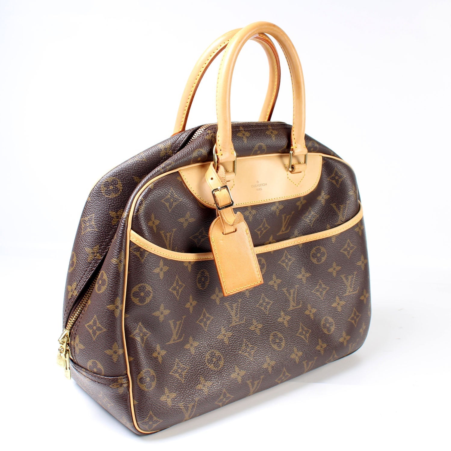 Louis Vuitton Deauville Monogram Handbag Monogram 16