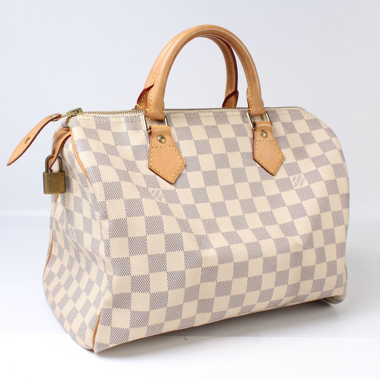 Louis Vuitton Speedy 30 Azur Damier Handbag Azur 2