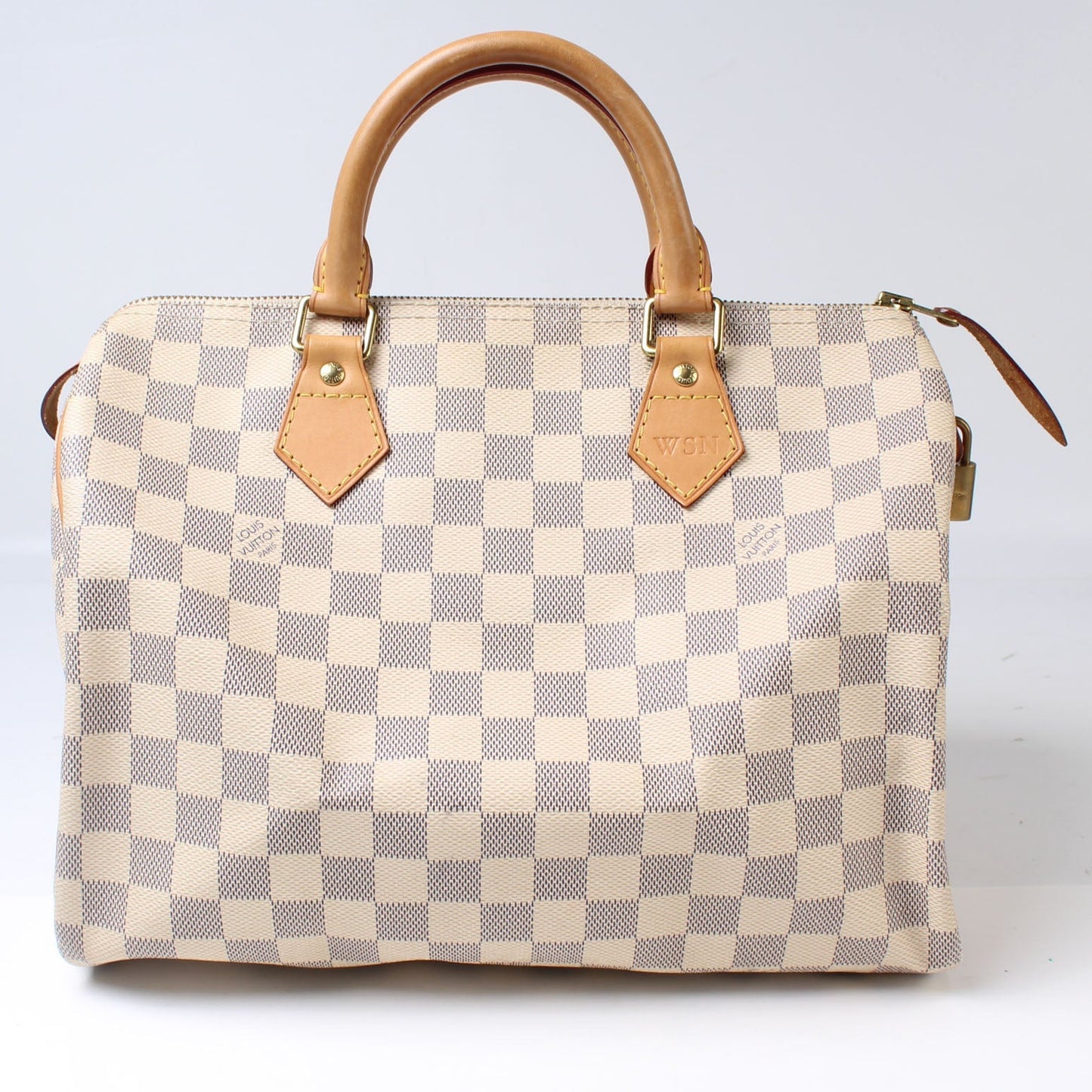 Louis Vuitton Speedy 30 Azur Damier Handbag Azur 2