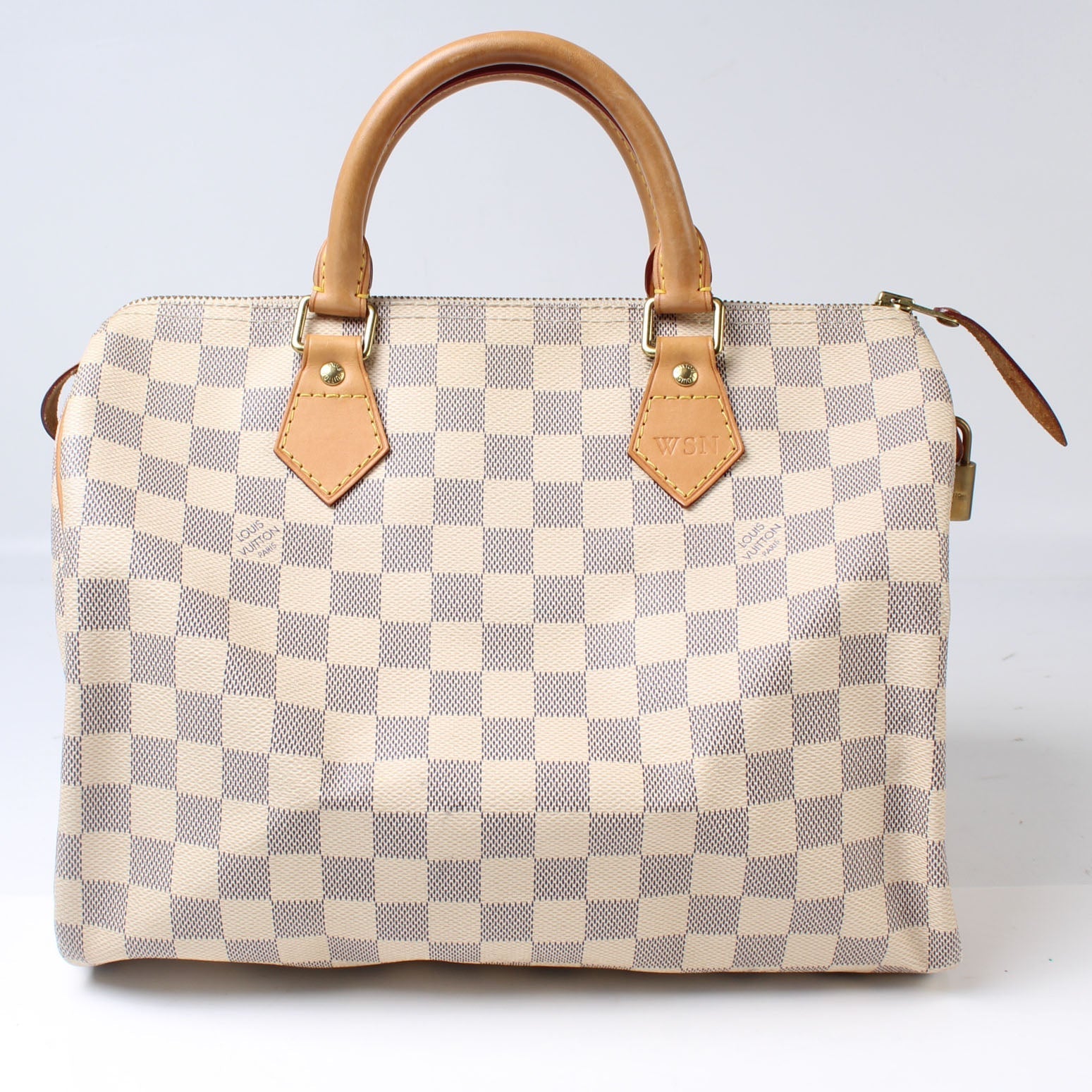 Louis Vuitton Speedy 30 Azur Damier Handbag Azur 2