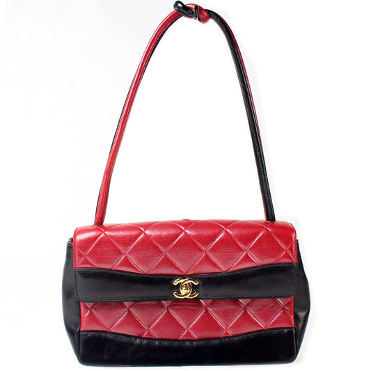 Chanel CC Bicolor Flap Shoulder Bag