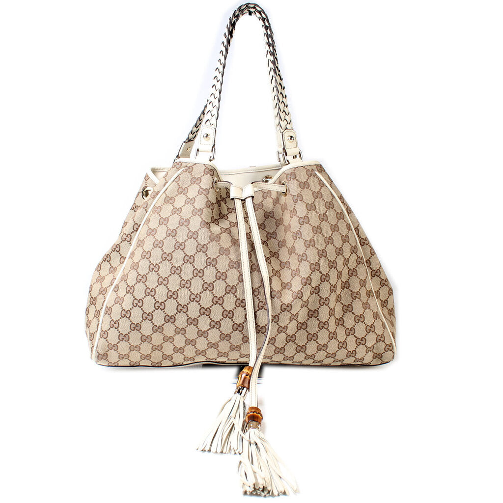 Gucci Peggy Braided Tote Bag