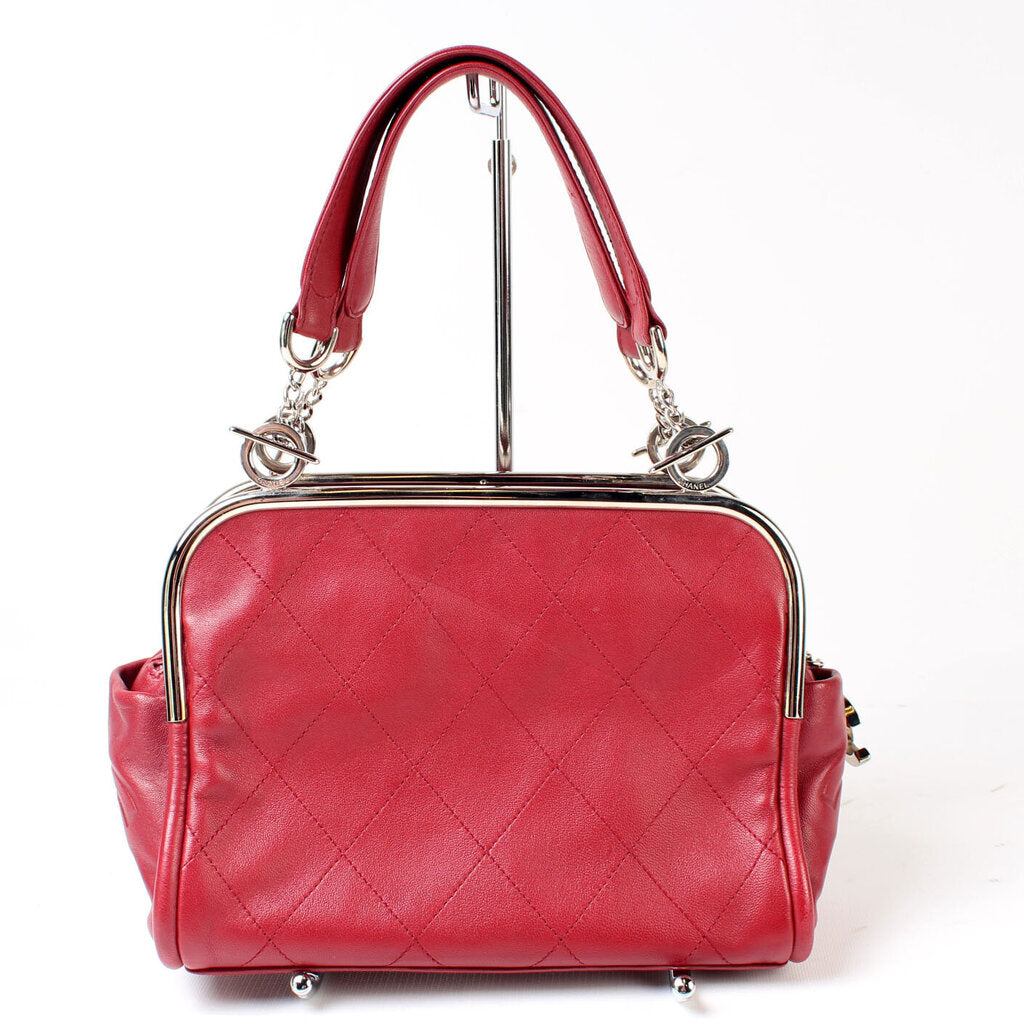 Chanel Frame Soft Small Leather Tote Bag
