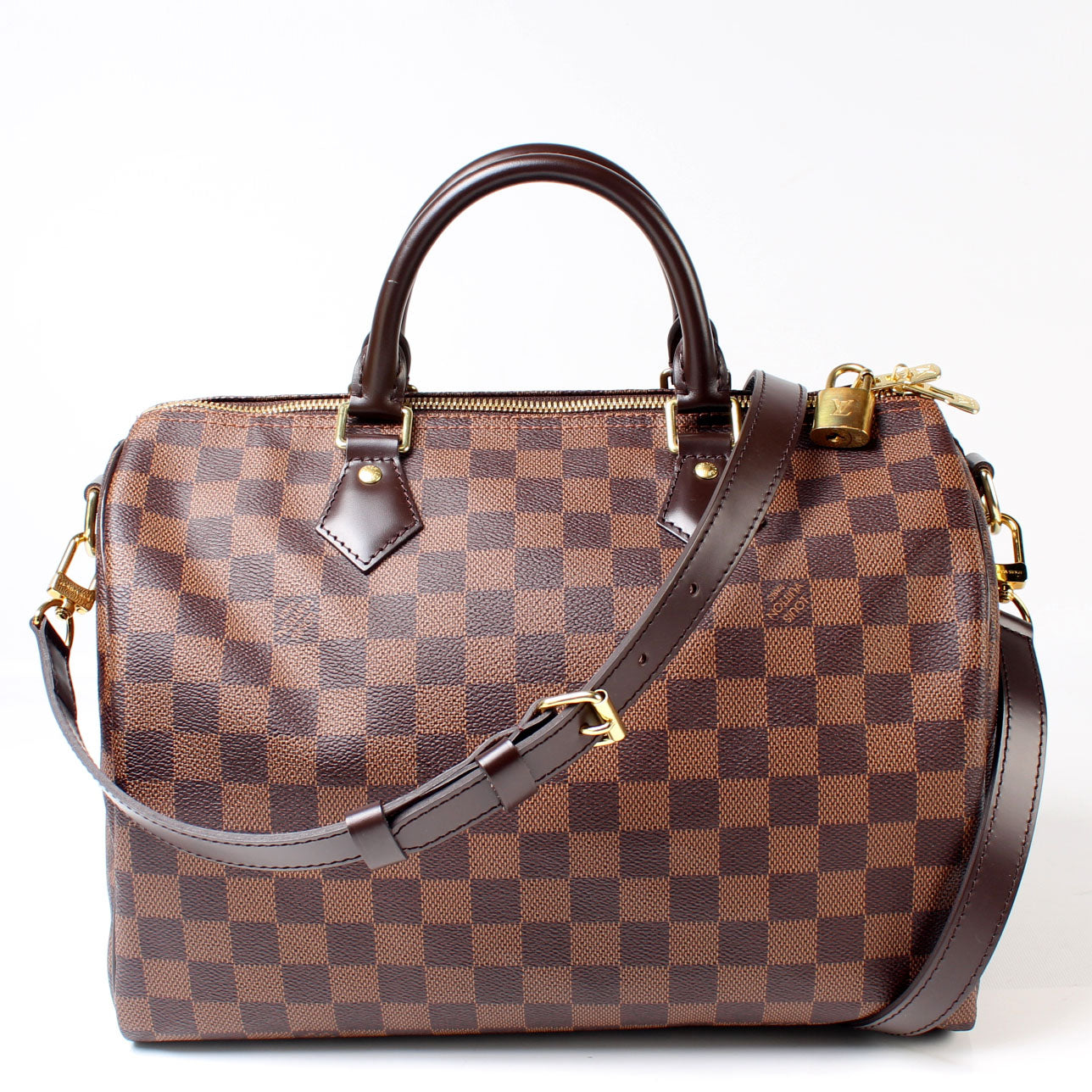 Louis Vuitton Speedy 30 Bandouliere Monogram Handbag Monogram 15