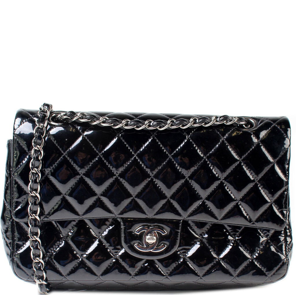 Chanel Classic Flap Patent 20M Small Handbag