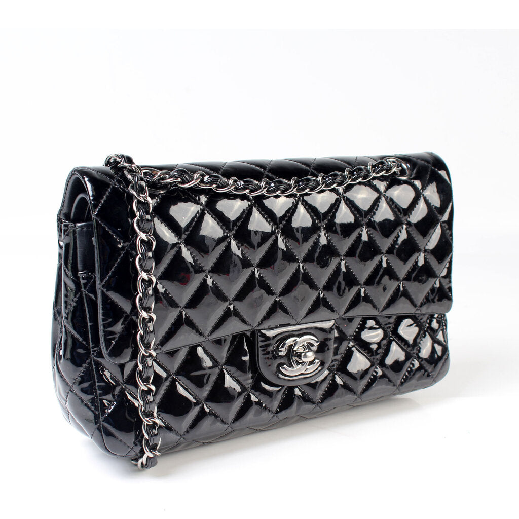 Chanel Classic Flap Patent 20M Small Handbag