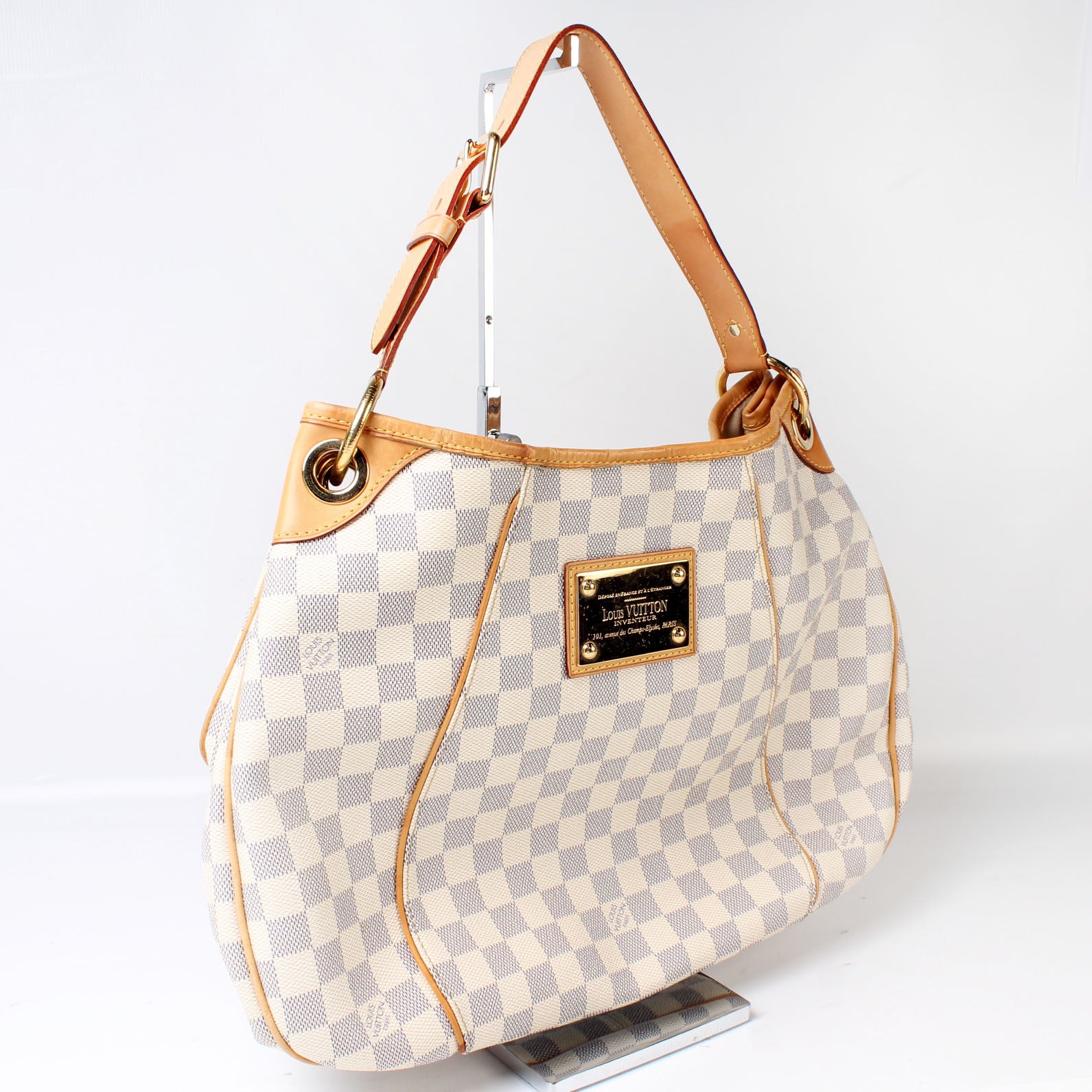 Louis Vuitton Galliera PM Azur Damier Handbag Azur 13