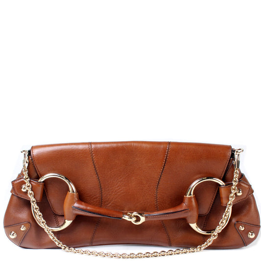 Gucci Horsebit Chain Clutch Bag