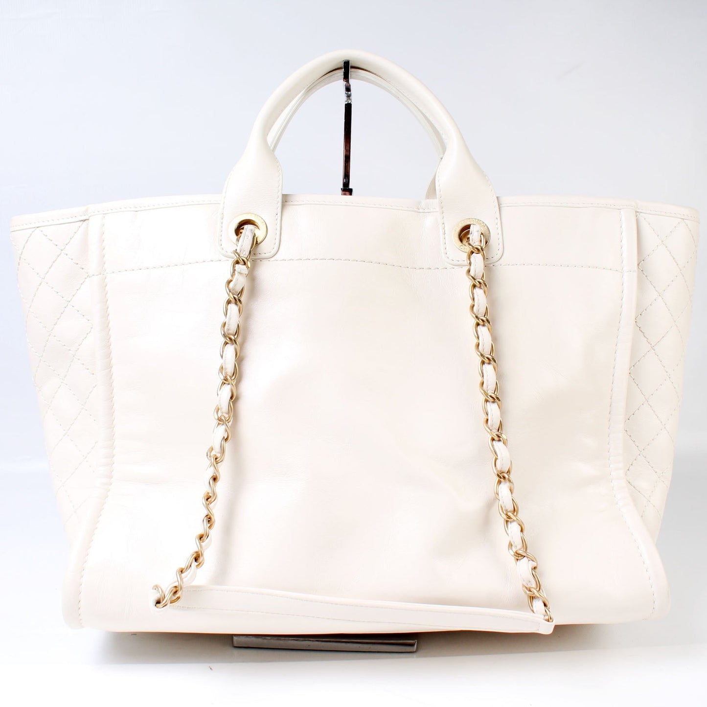 Chanel Deauville Charms Leather Key Chain