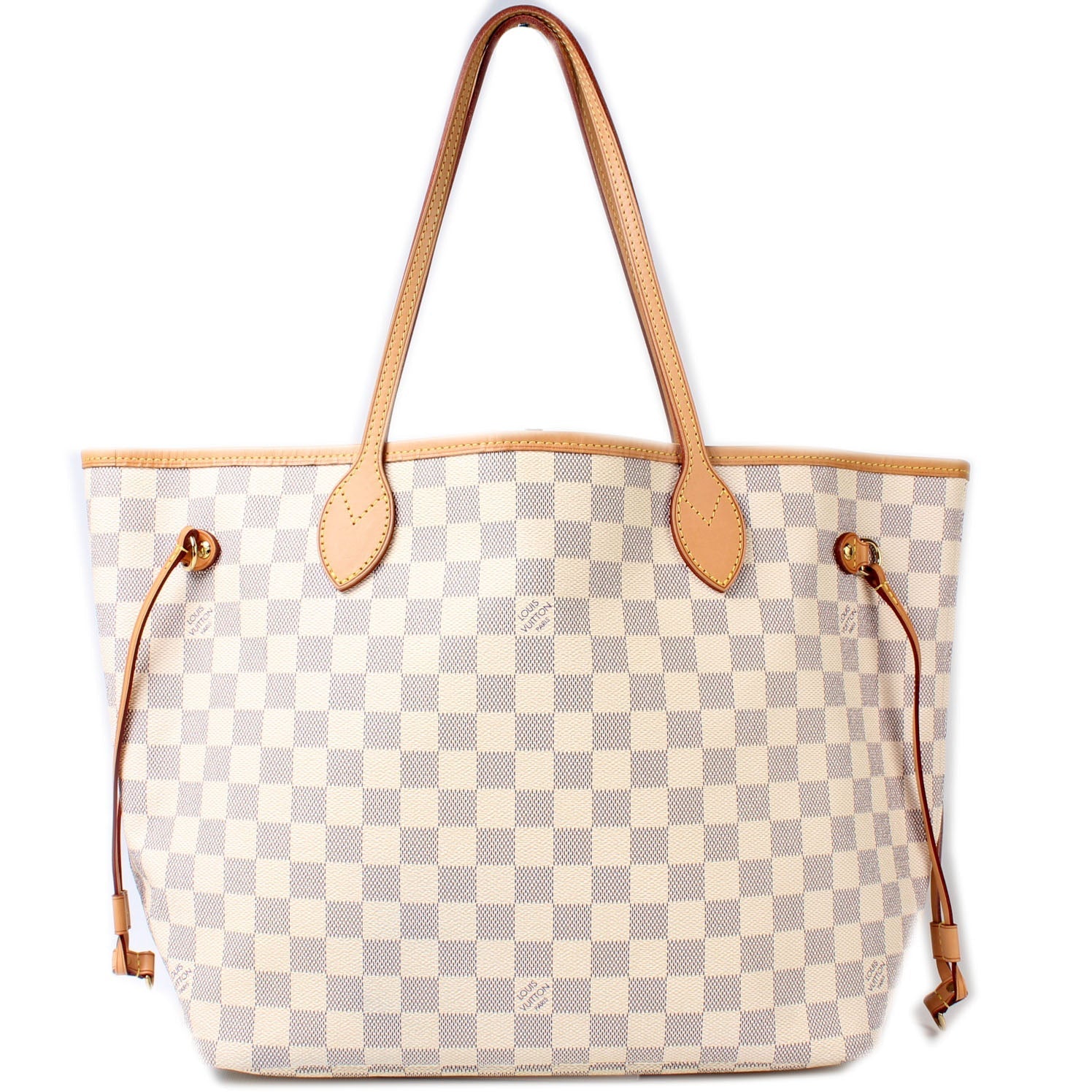 Louis Vuitton Neverfull MM Azur Damier Tote Bag Azur 45