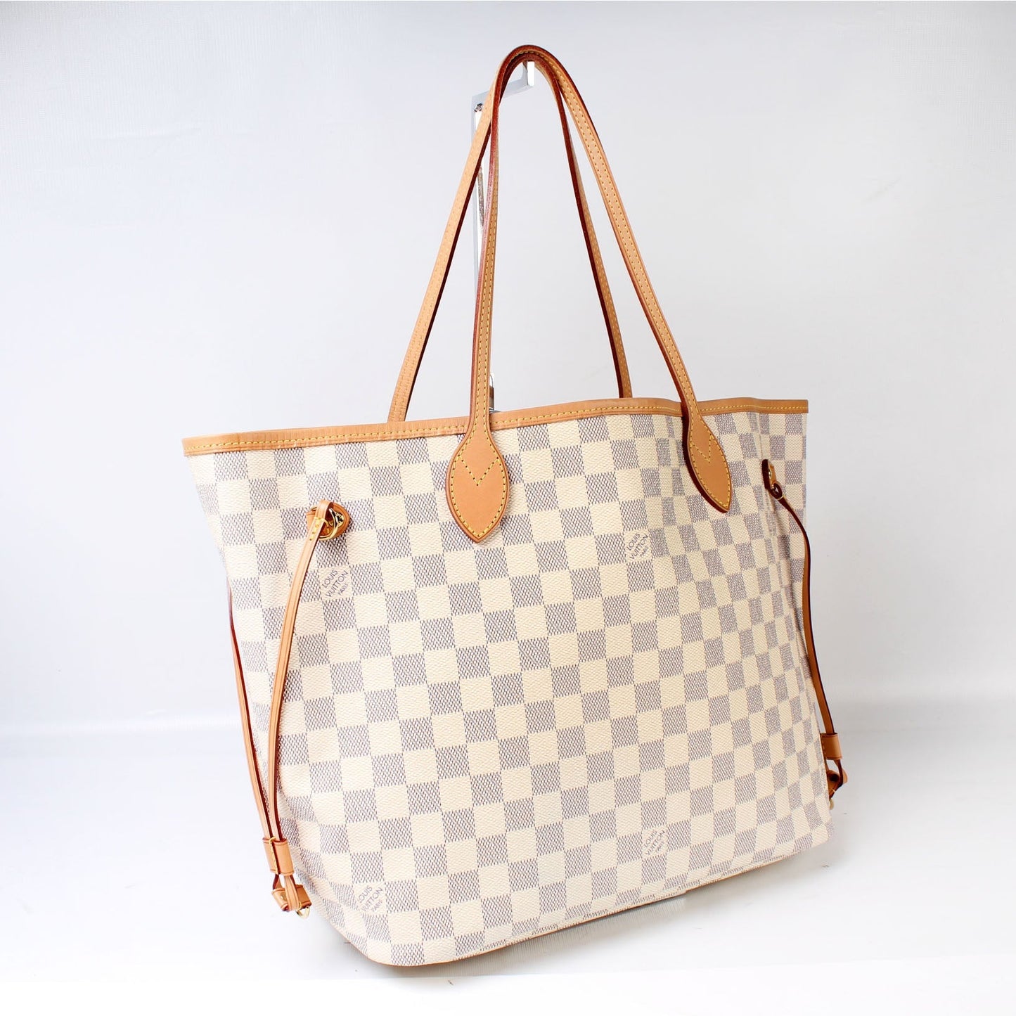 Louis Vuitton Neverfull MM Azur Damier Tote Bag Azur 45