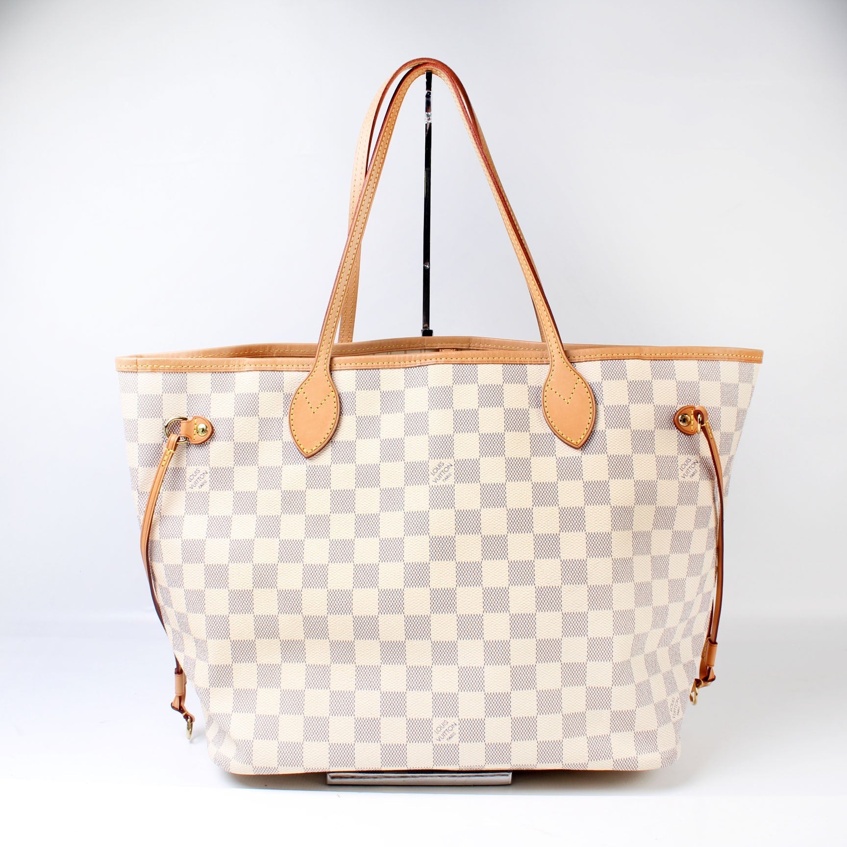 Louis Vuitton Neverfull MM Azur Damier Tote Bag Azur 45