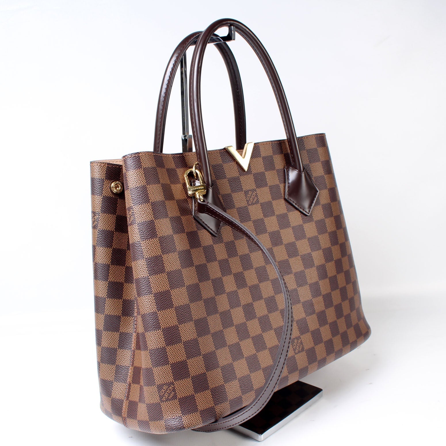 Louis Vuitton Kensington Ebene Damier Tote Bag