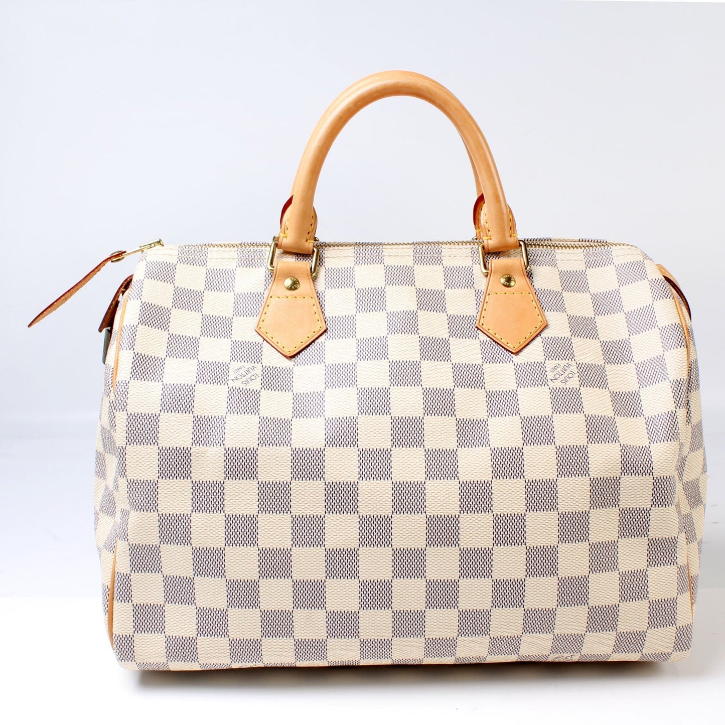Louis Vuitton Speedy 30 Azur Damier Handbag Azur 21