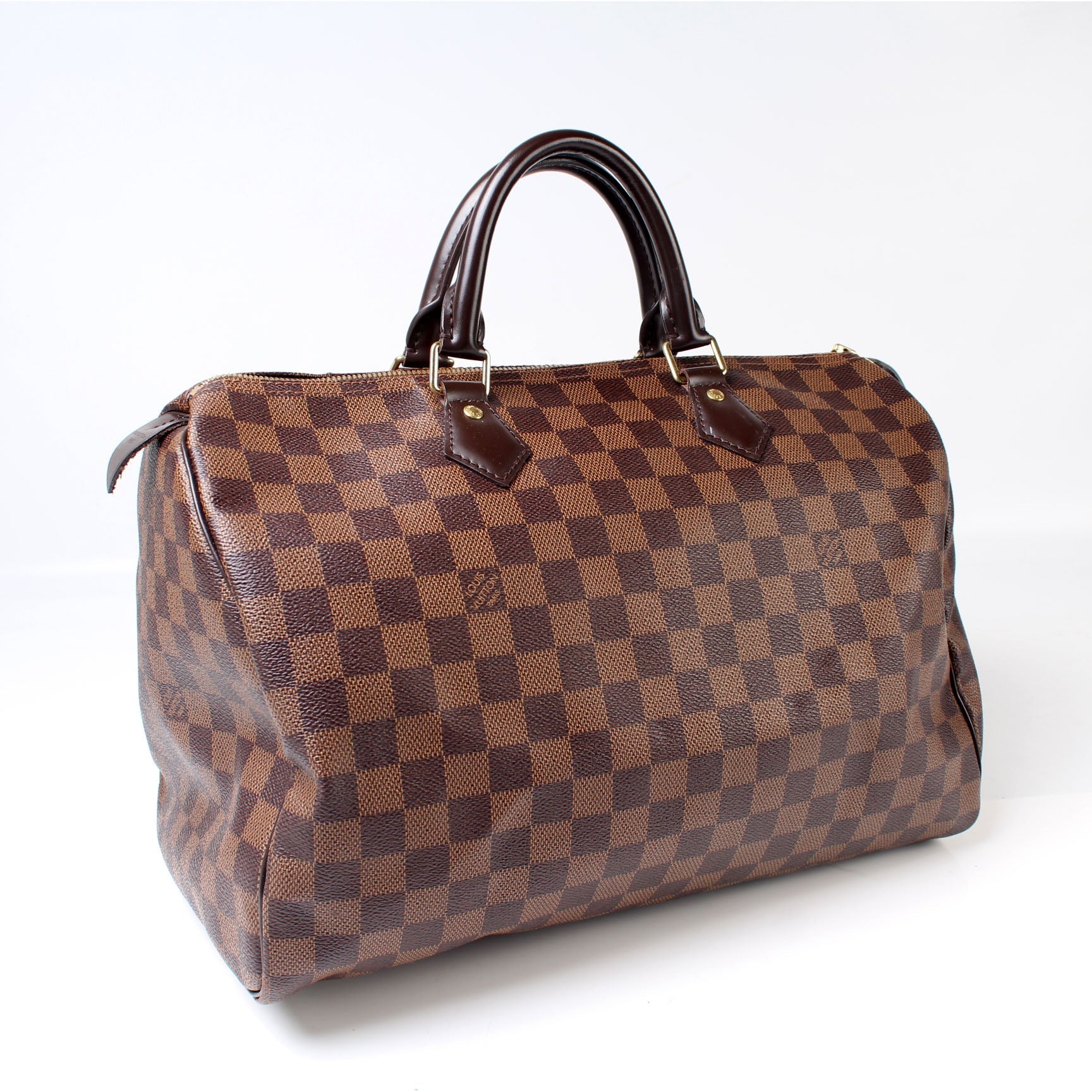 Louis Vuitton Speedy 35 Ebene Damier Handbag Ebene 15